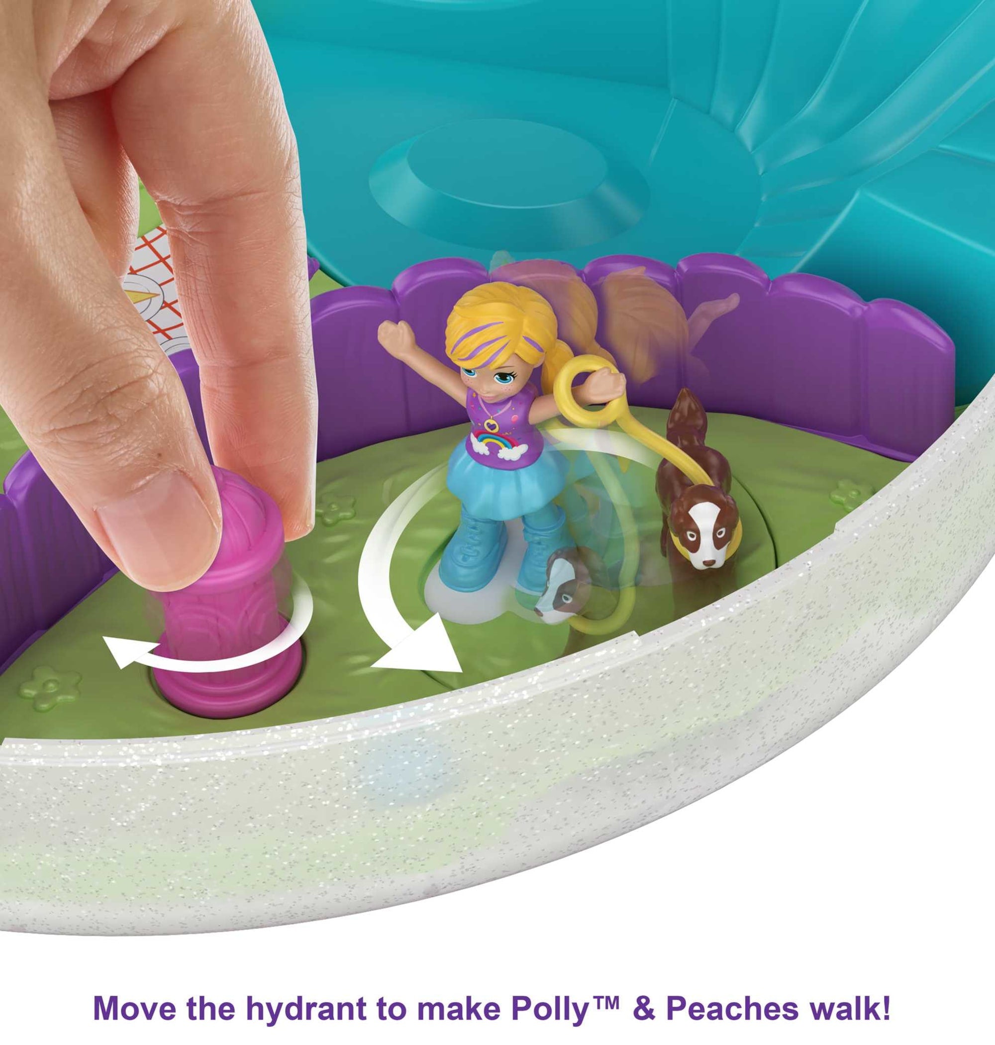 Polly Pocket Rainbow Dream Purse | Mattel