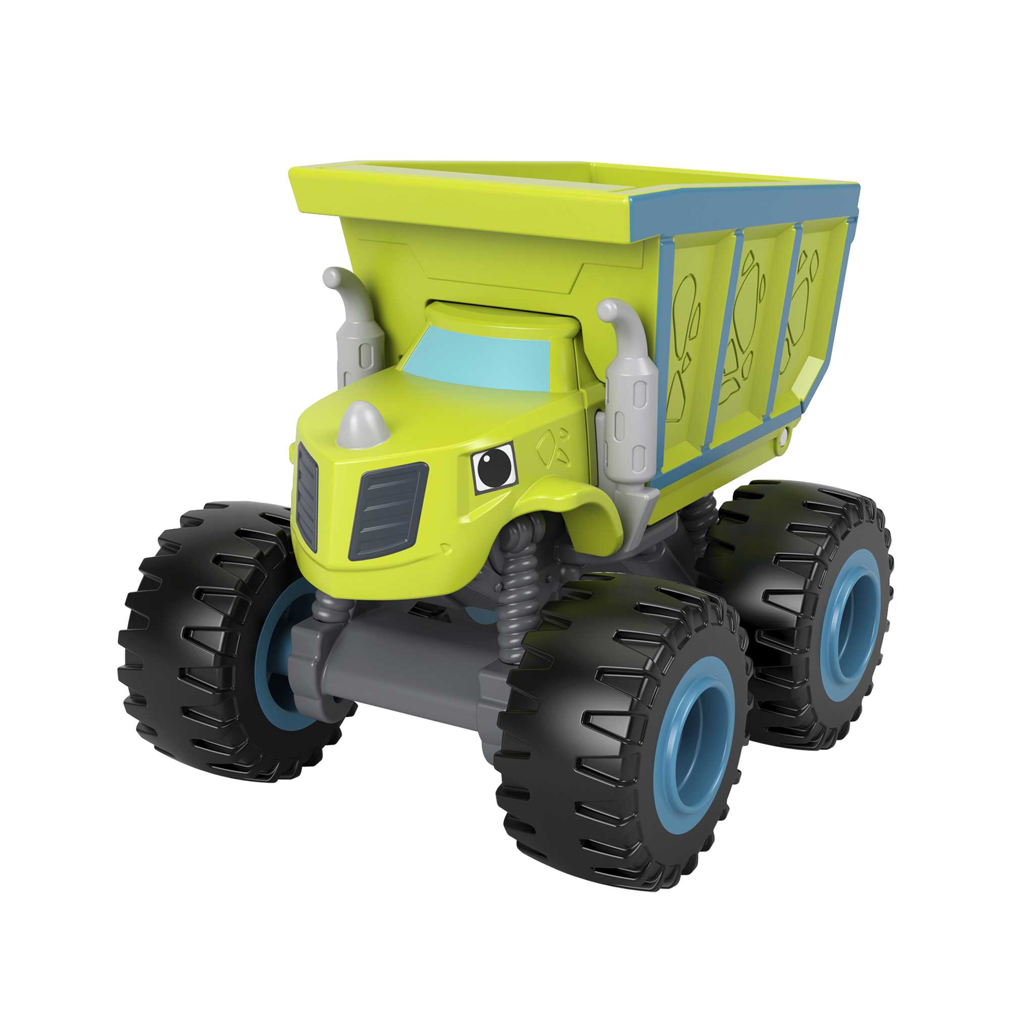 Fisher-Price Blaze & the Monster Machines, Blaze & AJ, large push-along  monster truck with poseable figure for preschool kids ages 3 and up