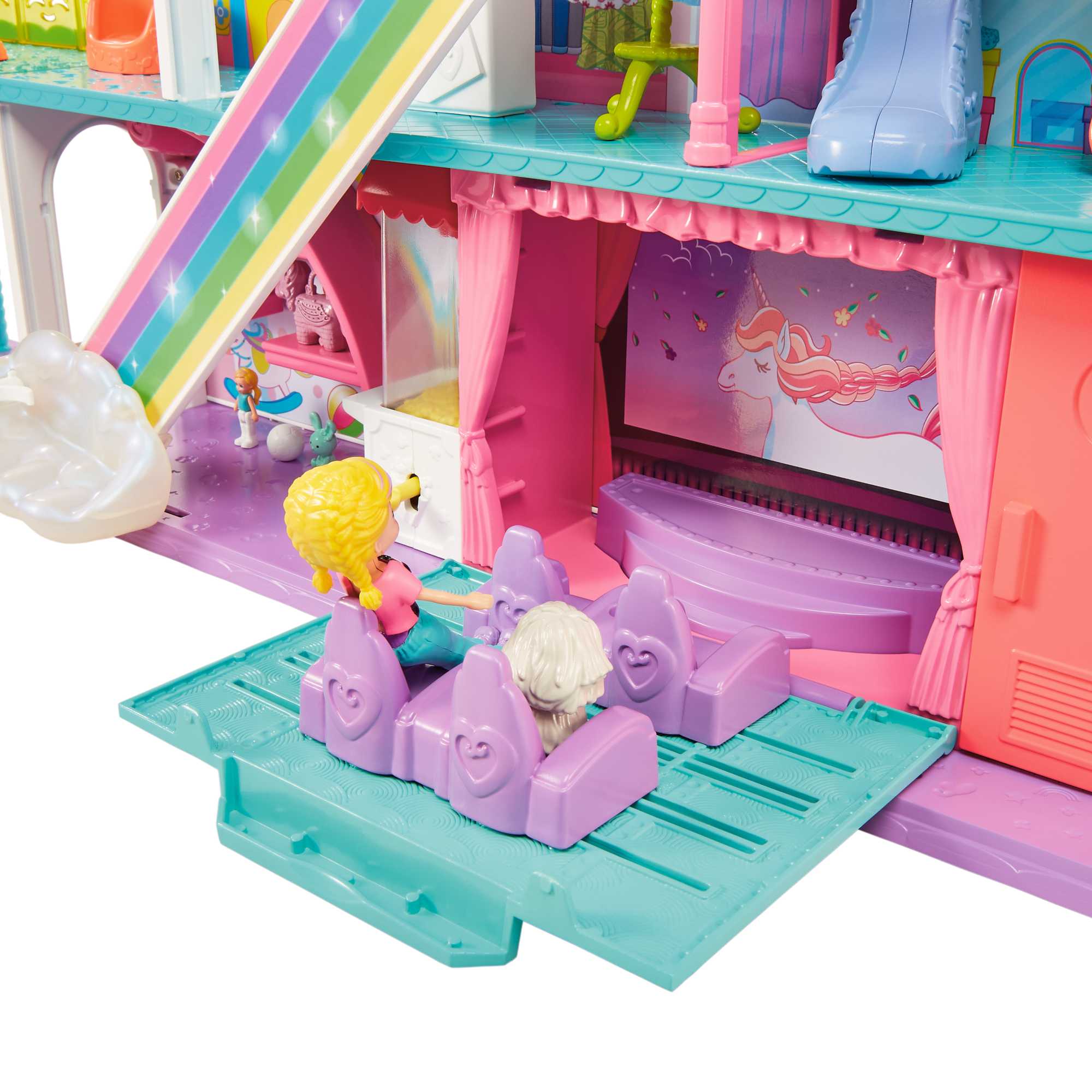 Polly Pocket Mall Playset and Doll | Sweet Adventures | MATTEL