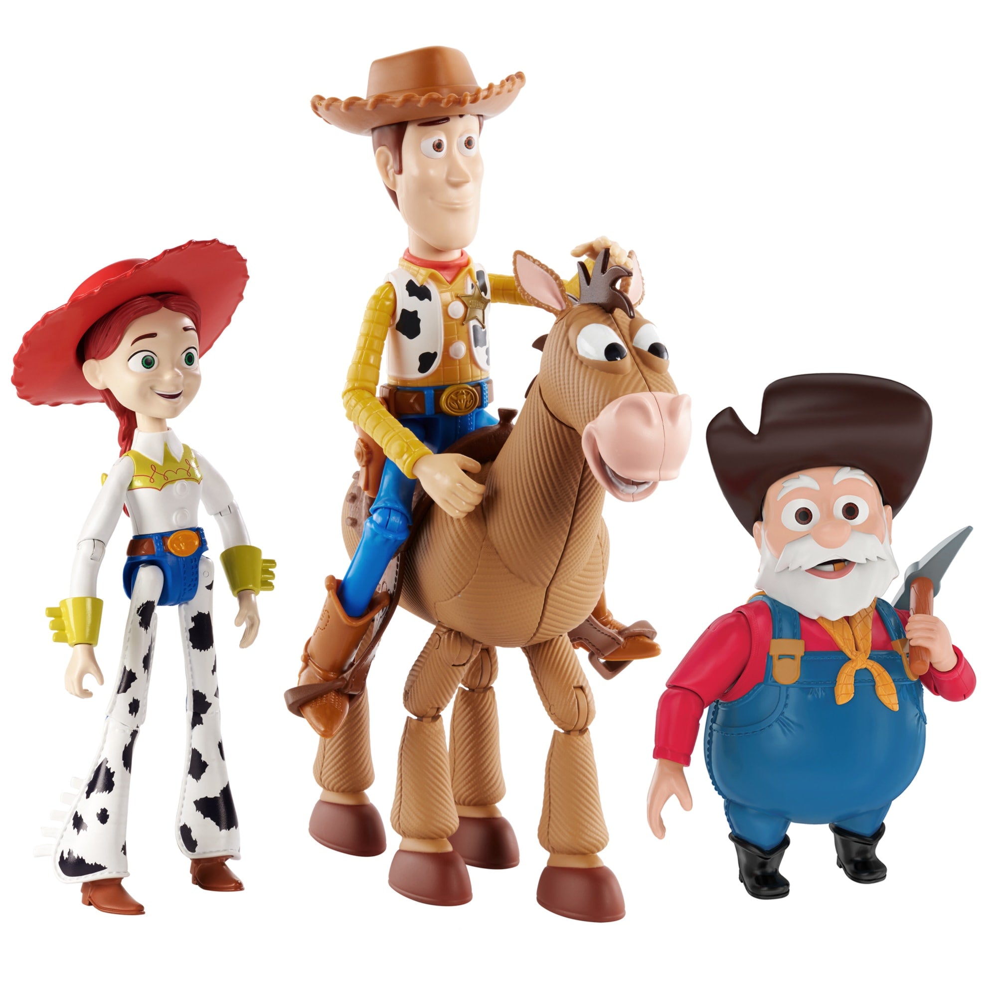 Disney And Pixar Toy Story 4 Figure Pack, Woody Jessie Bullseye And Stinky Pete