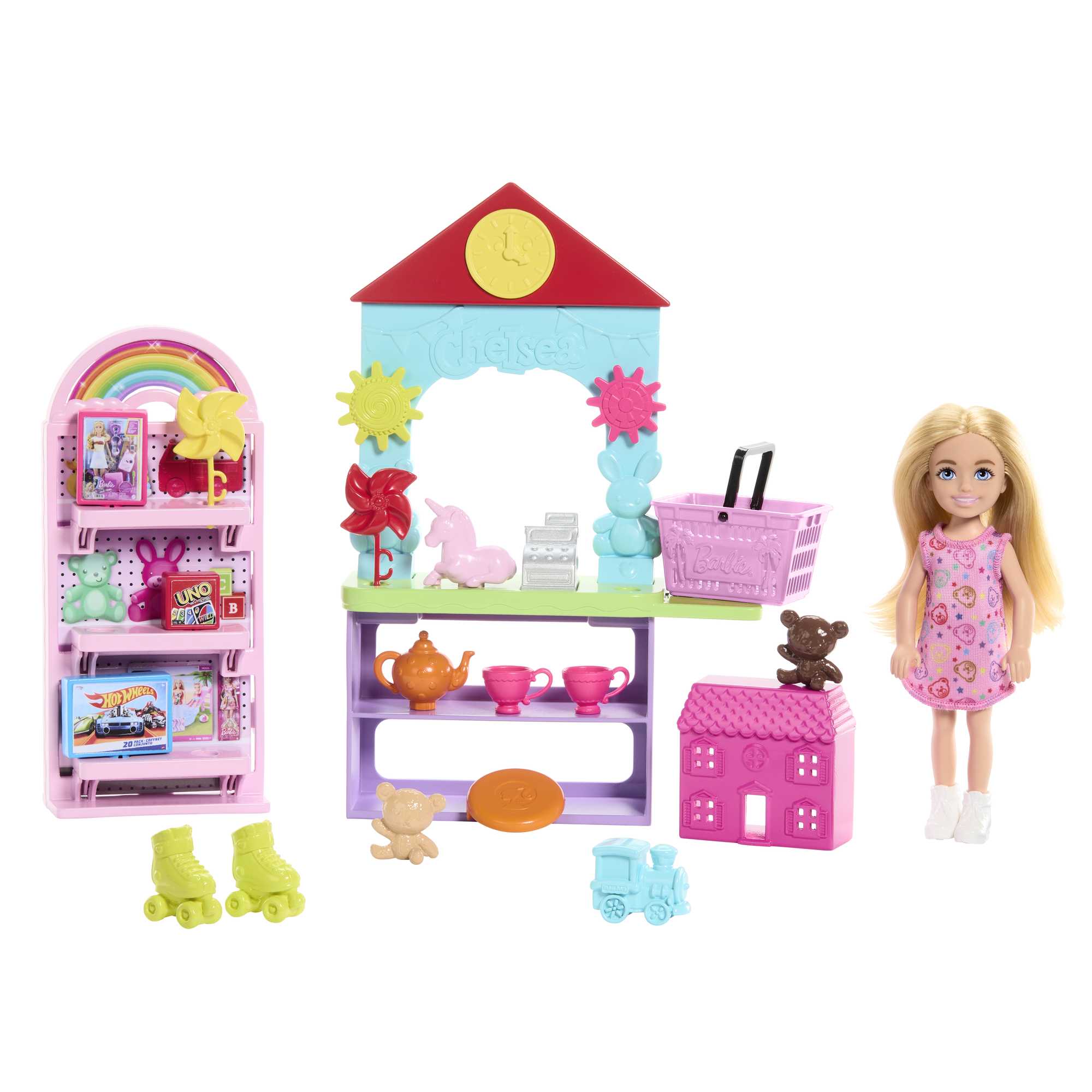Barbie Chelsea Toy Store Playset with Small Doll | MATTEL