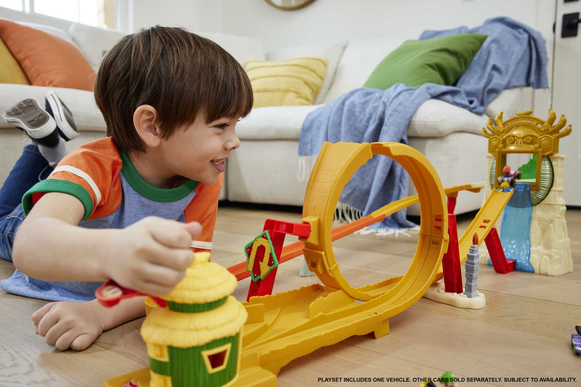 Hot Wheels-Circuit Royaume de La Jungle-Voiture-Super Mario Bros