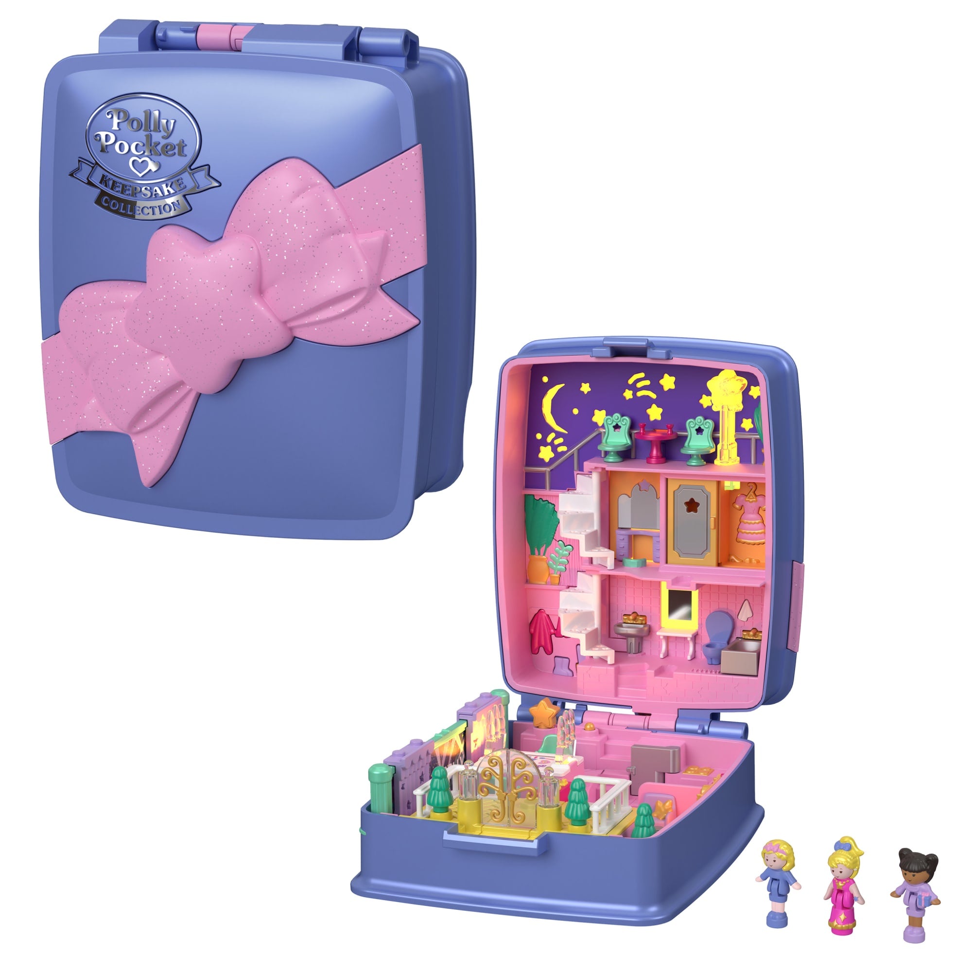 Polly Pocket Tiny Compact Doll Playset, 5 Pieces