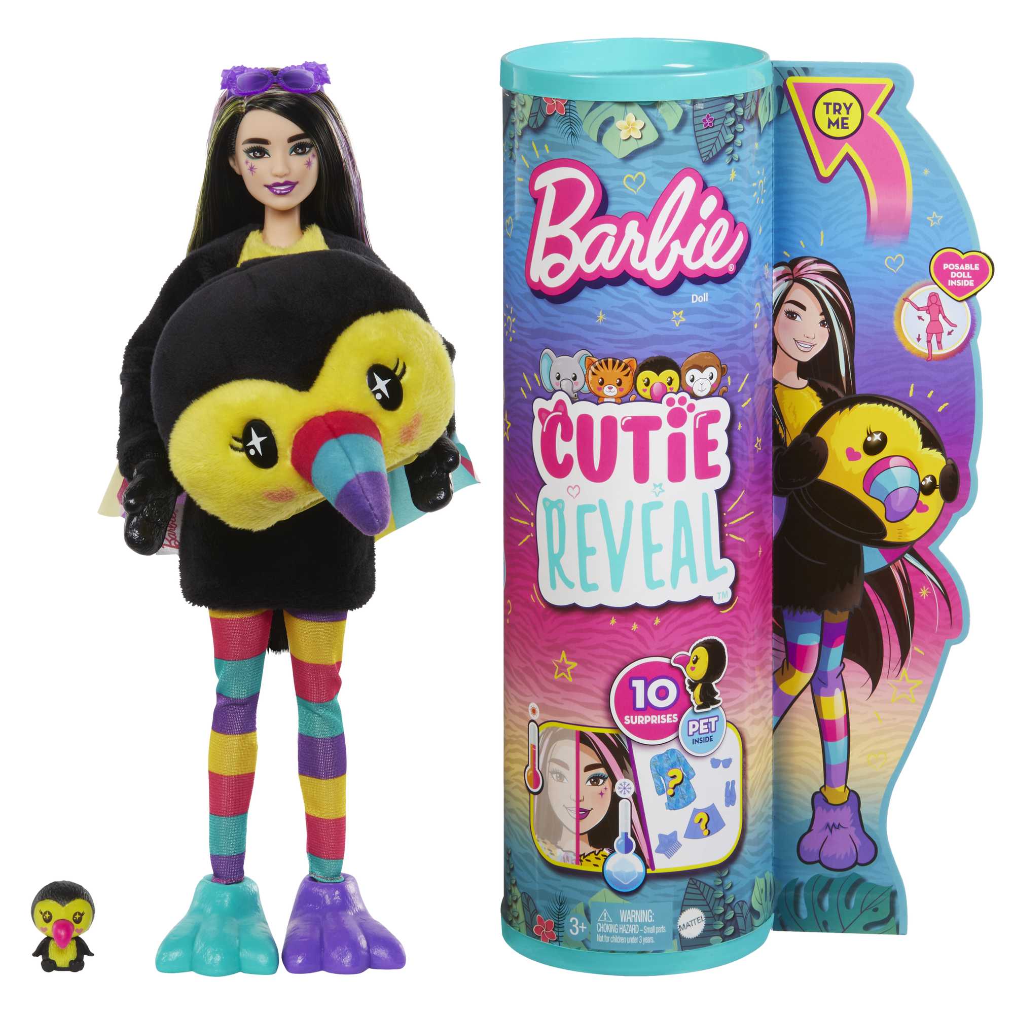 Barbie Cutie Reveal Jungle Series Doll