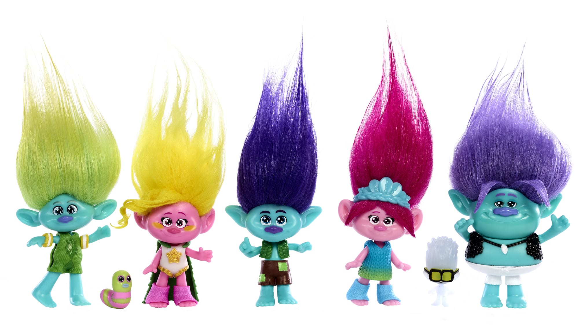 Trolls Band Together Set | 5 Small Dolls & 2 Figures | Best of Friends