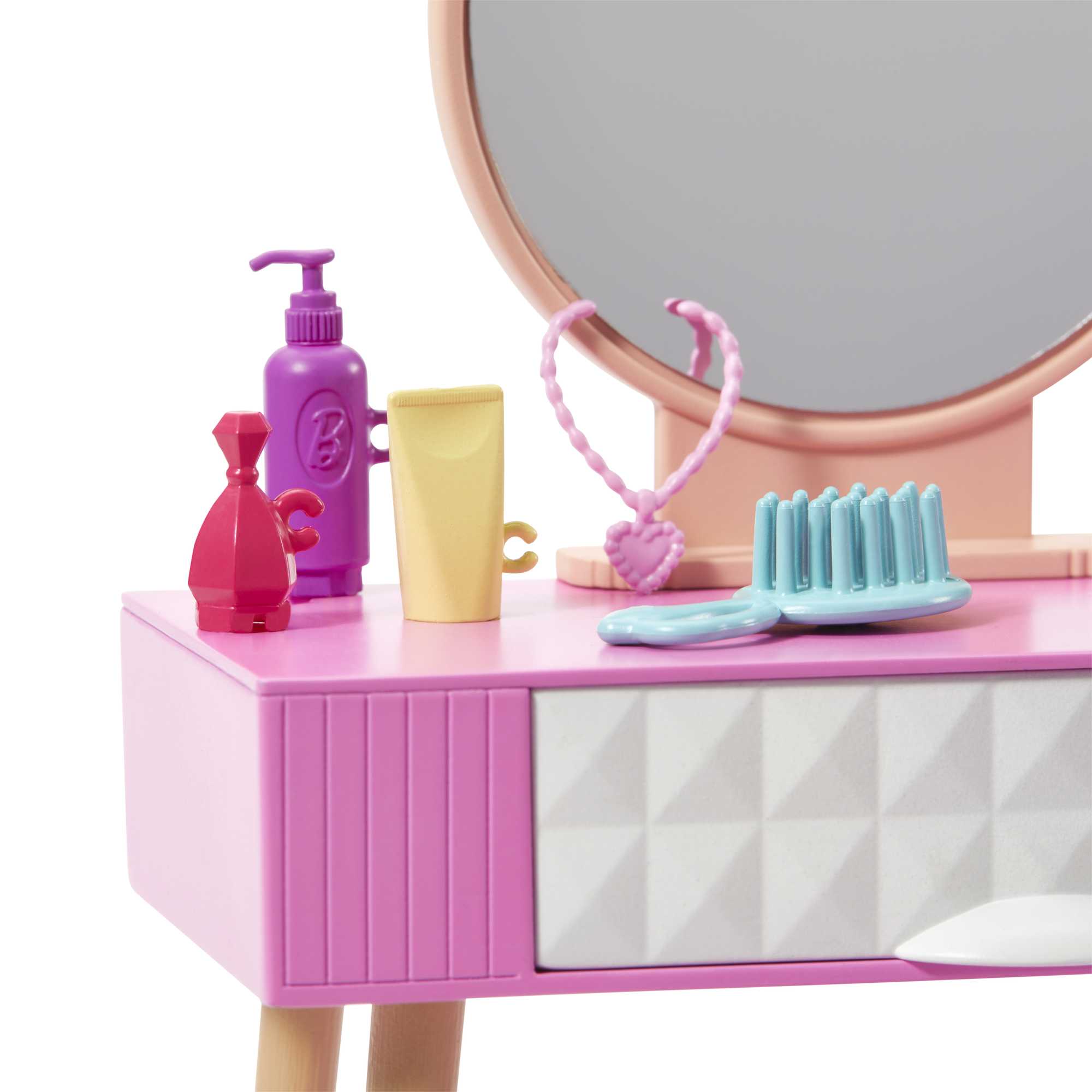 Barbie Furniture And Accessory Pack, Kids Toys, Vanity theme