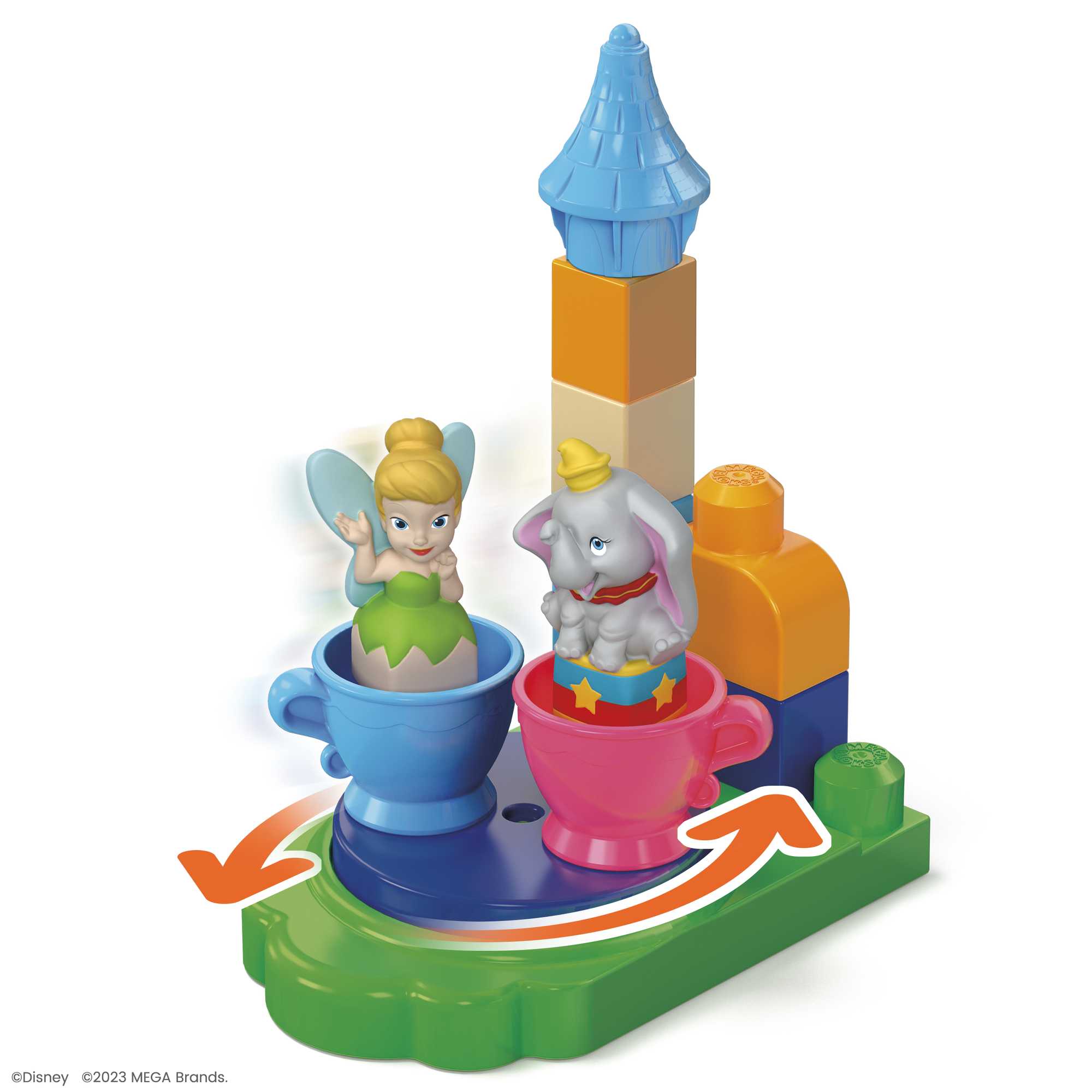 Mega Bloks Disney Jogo de Construção Celebración del Castillo de Disney