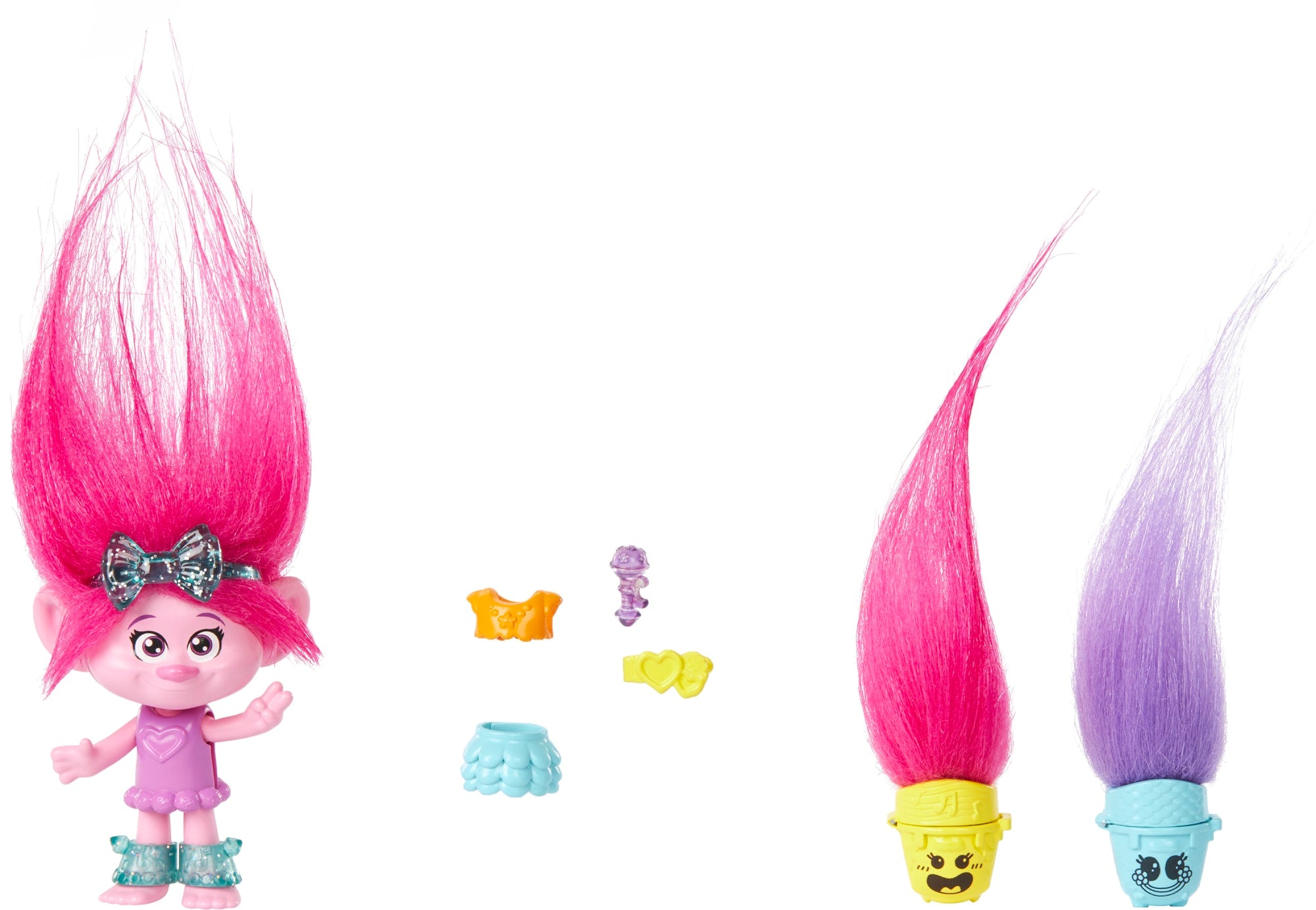 Dreamworks Trolls Band Together Petite Poupée Hair Pops Poppy