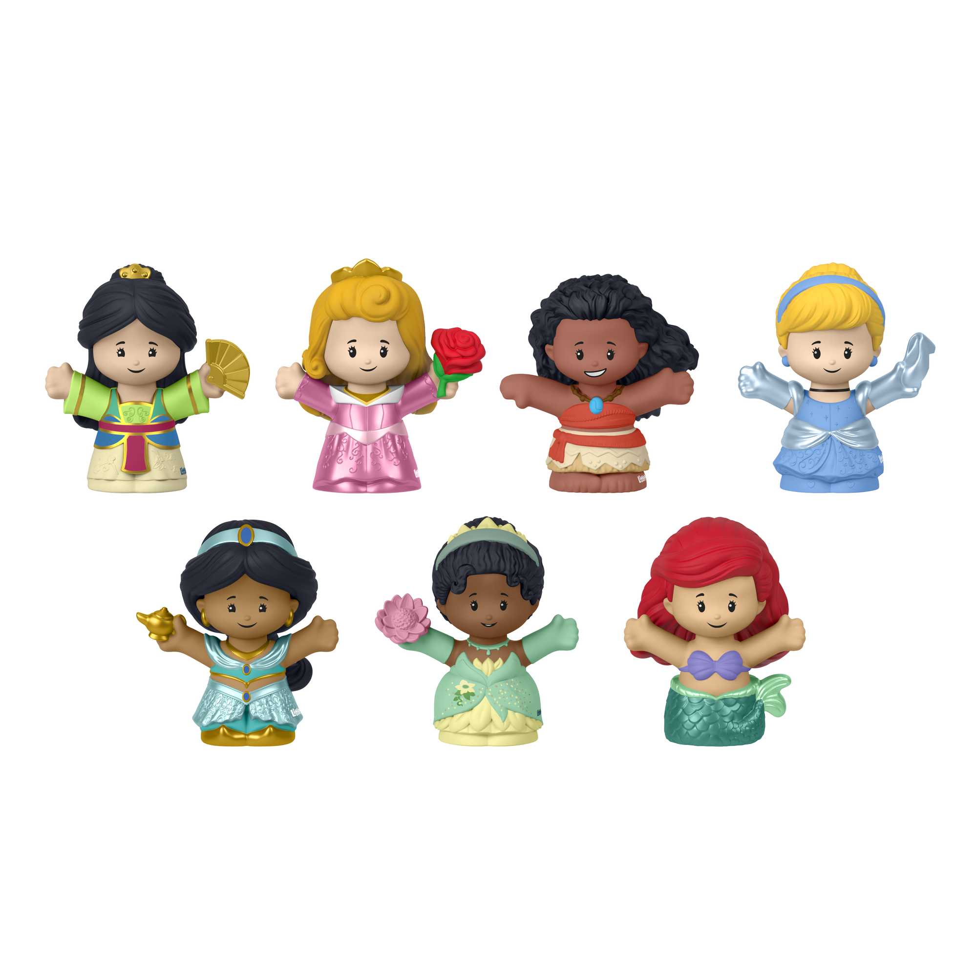 Fisher-Price-Disney-Little People-Coffret Figurines Princesses, Bambin
