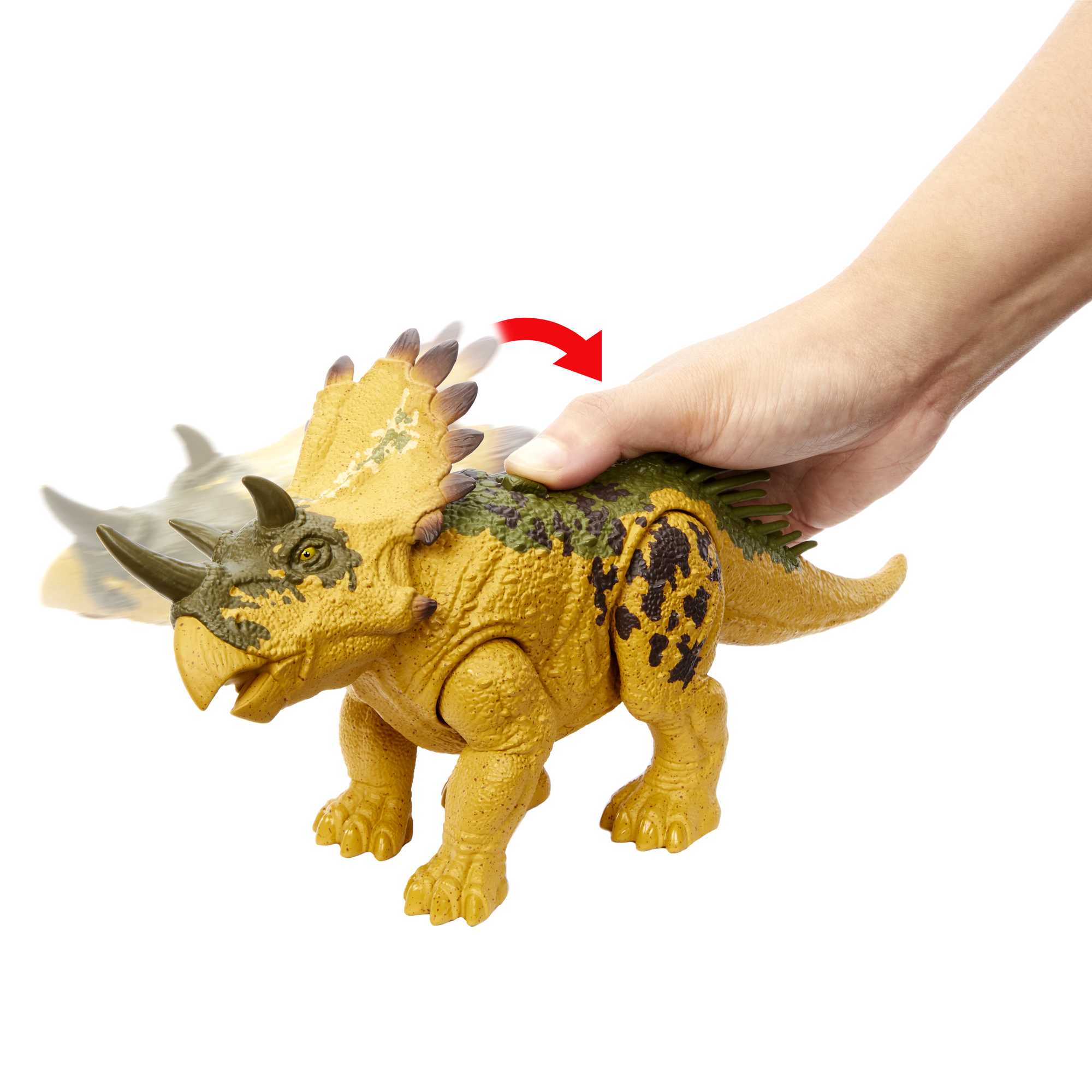 Jurassic World Dinosaurio de Juguete Regaliceratops Rugido Salvaje