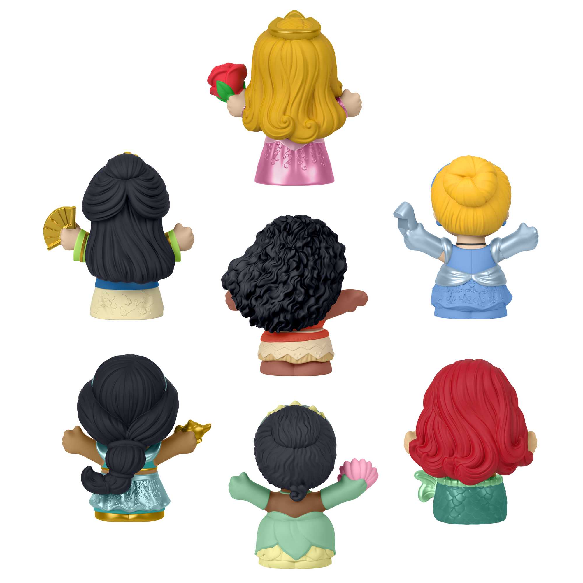 Fisher-Price-Disney-Little People-Coffret Figurines Princesses, Bambin