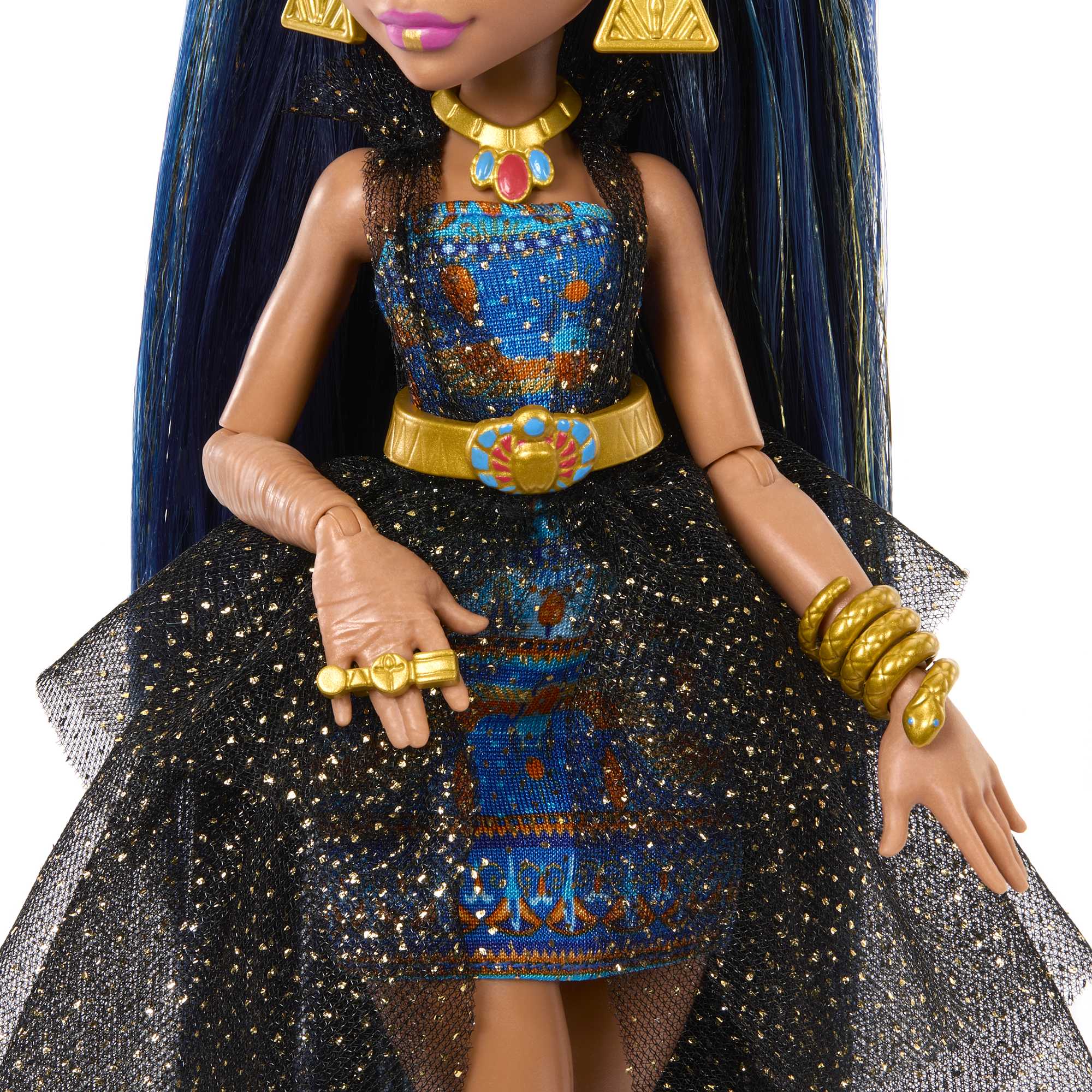 Monster High Bal des Monstres Cleo de Nile, Robe de Soirée, Acc.
