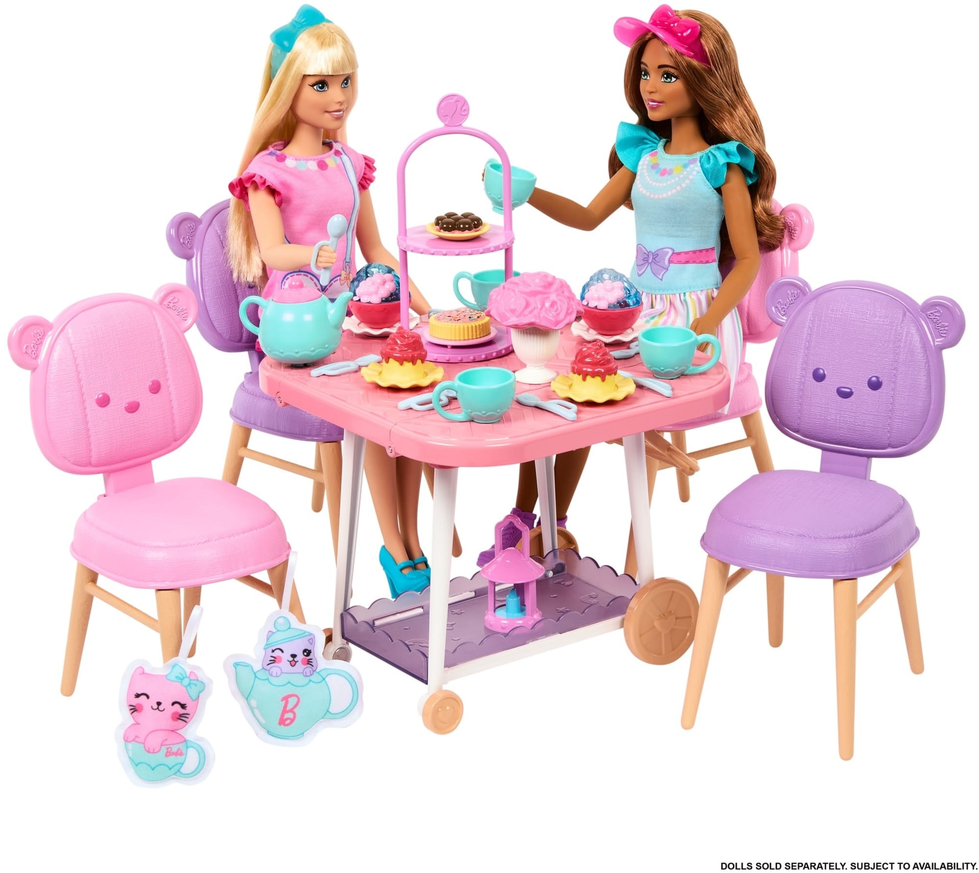 Barbie Sets for Preschoolers, Tea Party and Tent