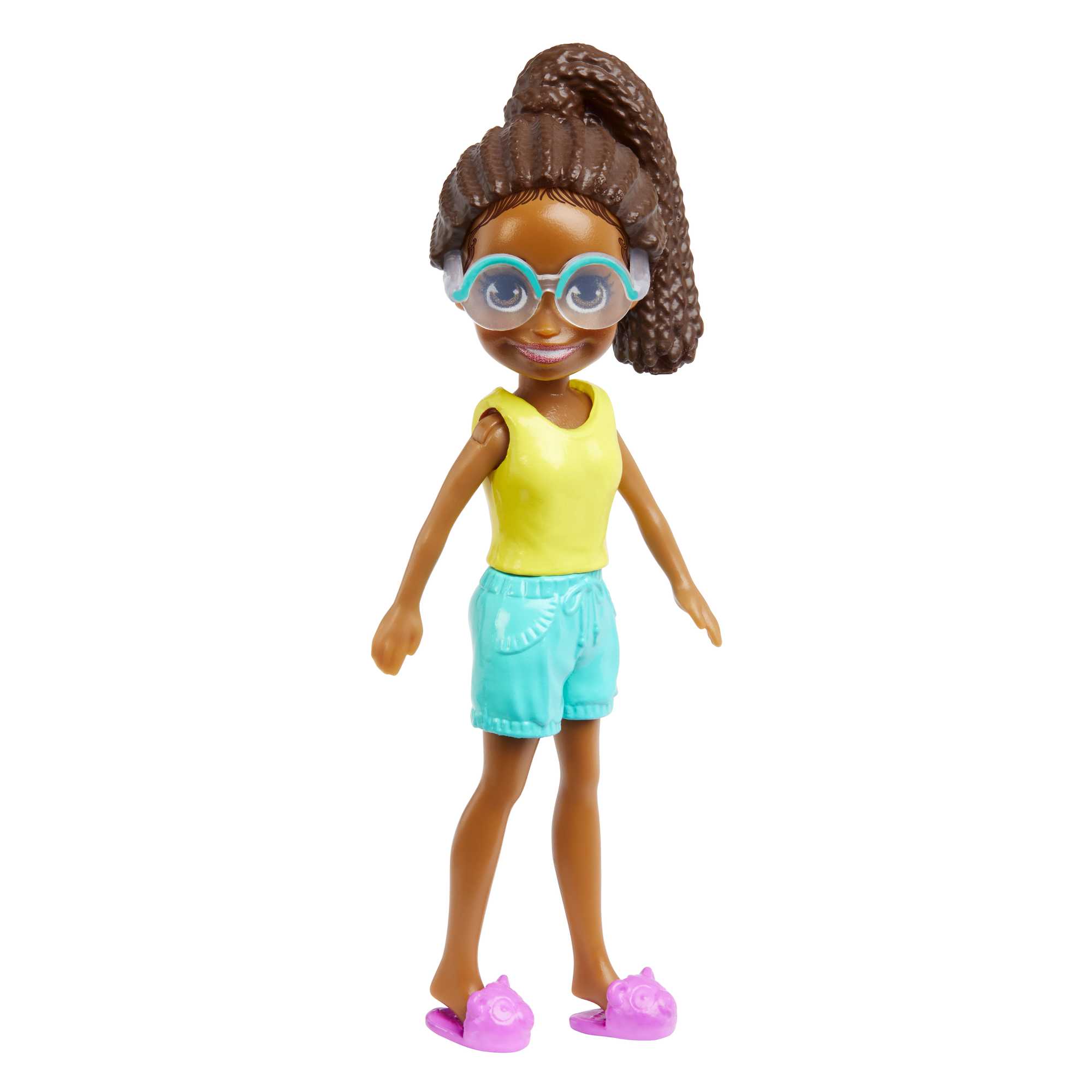Polly Pocket Conjunto de Brinquedo Armário de Modas Giratório Panda