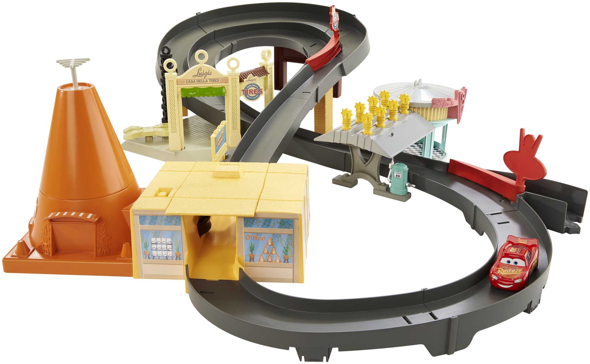 Disney and Pixar Cars Race Around Radiator Springs Playset | Mattel