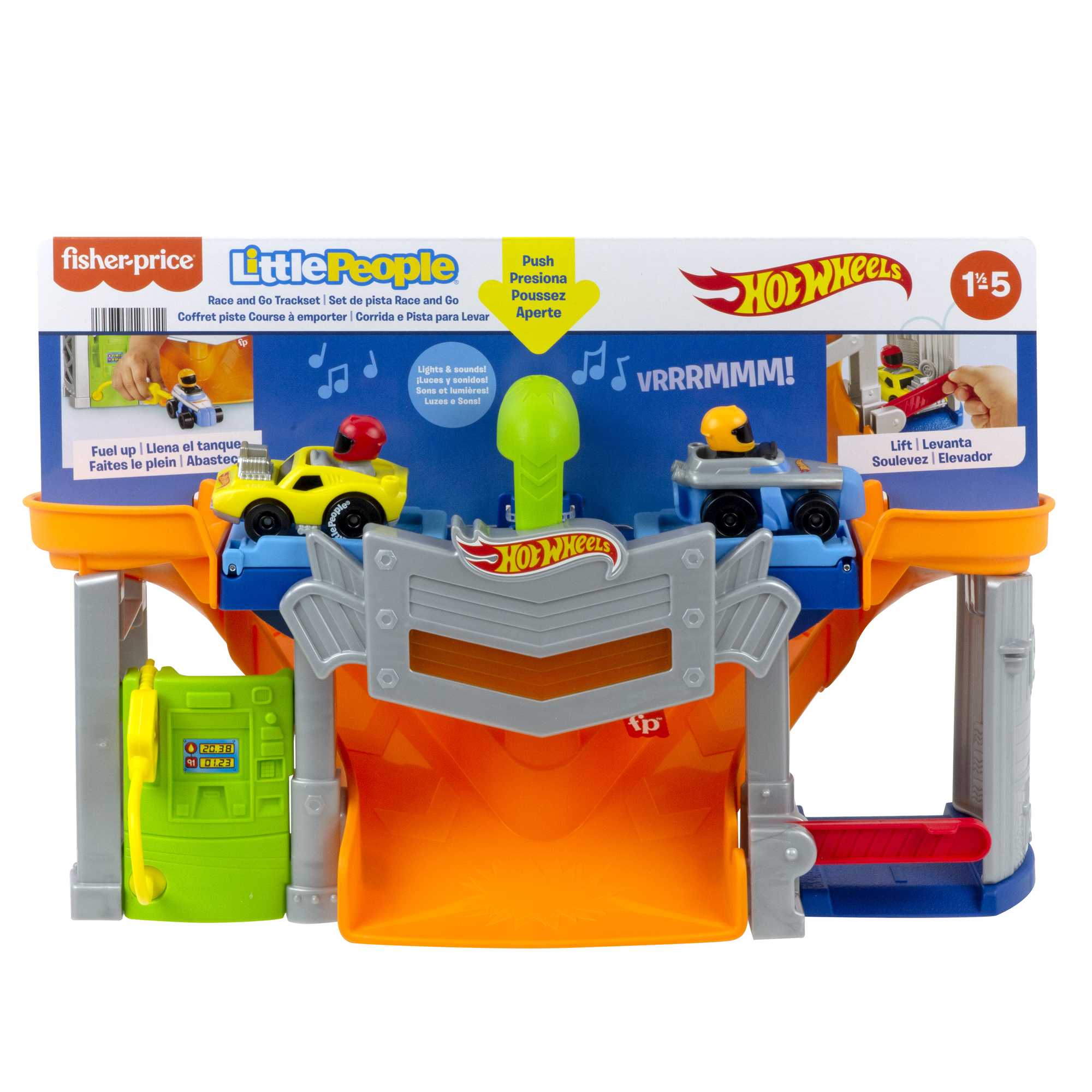 Fisher-Price HW Little People Coffret Piste Course à Emporter