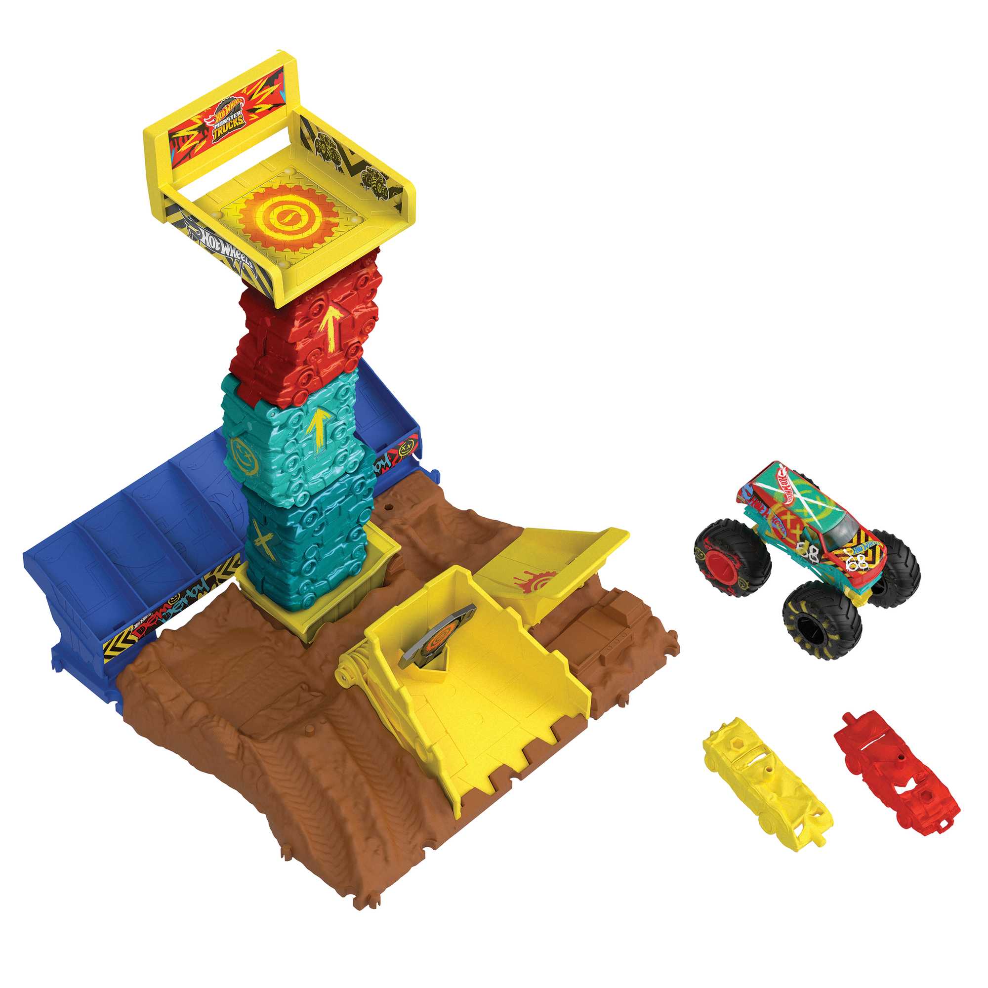 Conjunto de Pista - Hot Wheels - Monster Trucks - Estação de Explosão -  Mattel