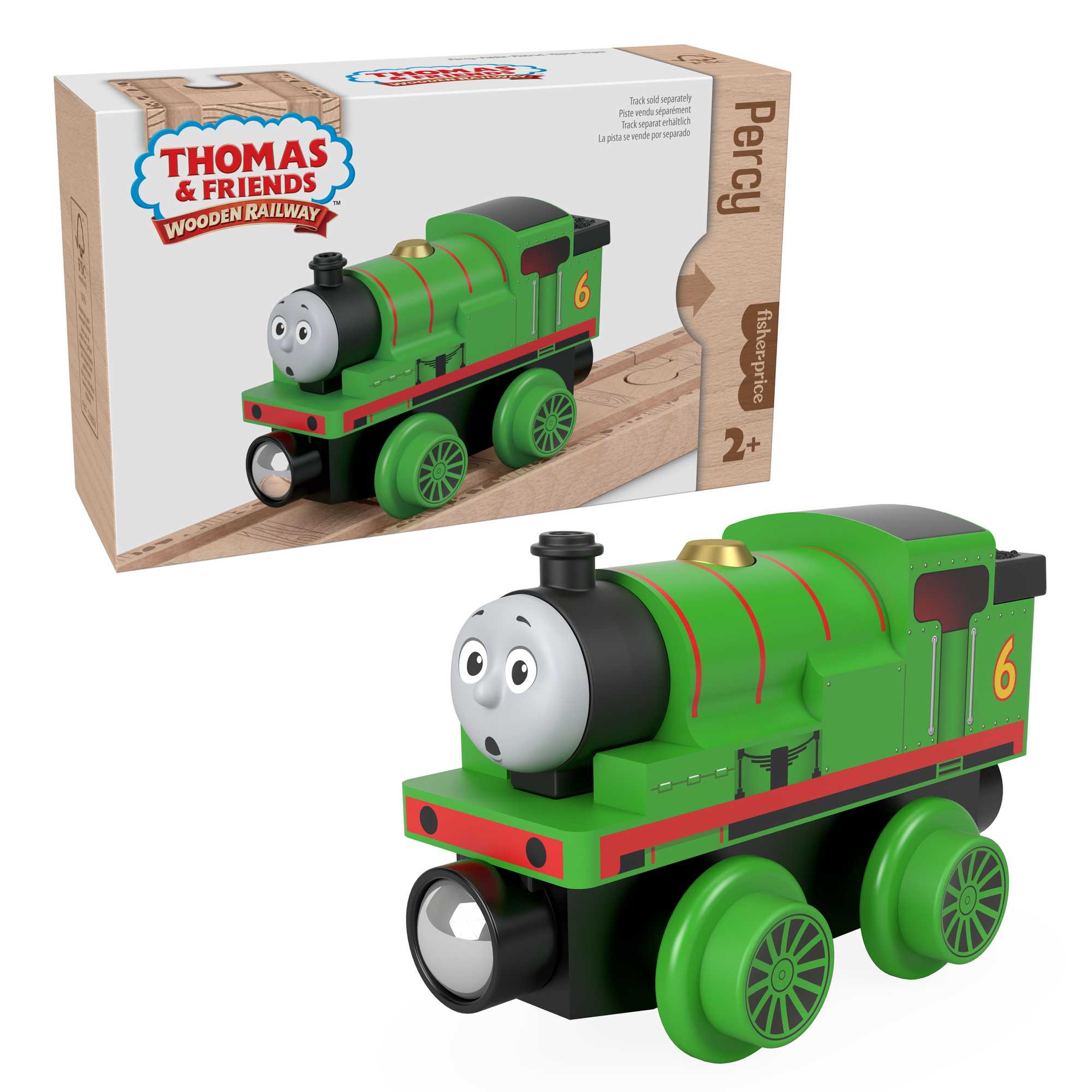 Thomas & Friends Wooden Railway Percy Engine | Mattel