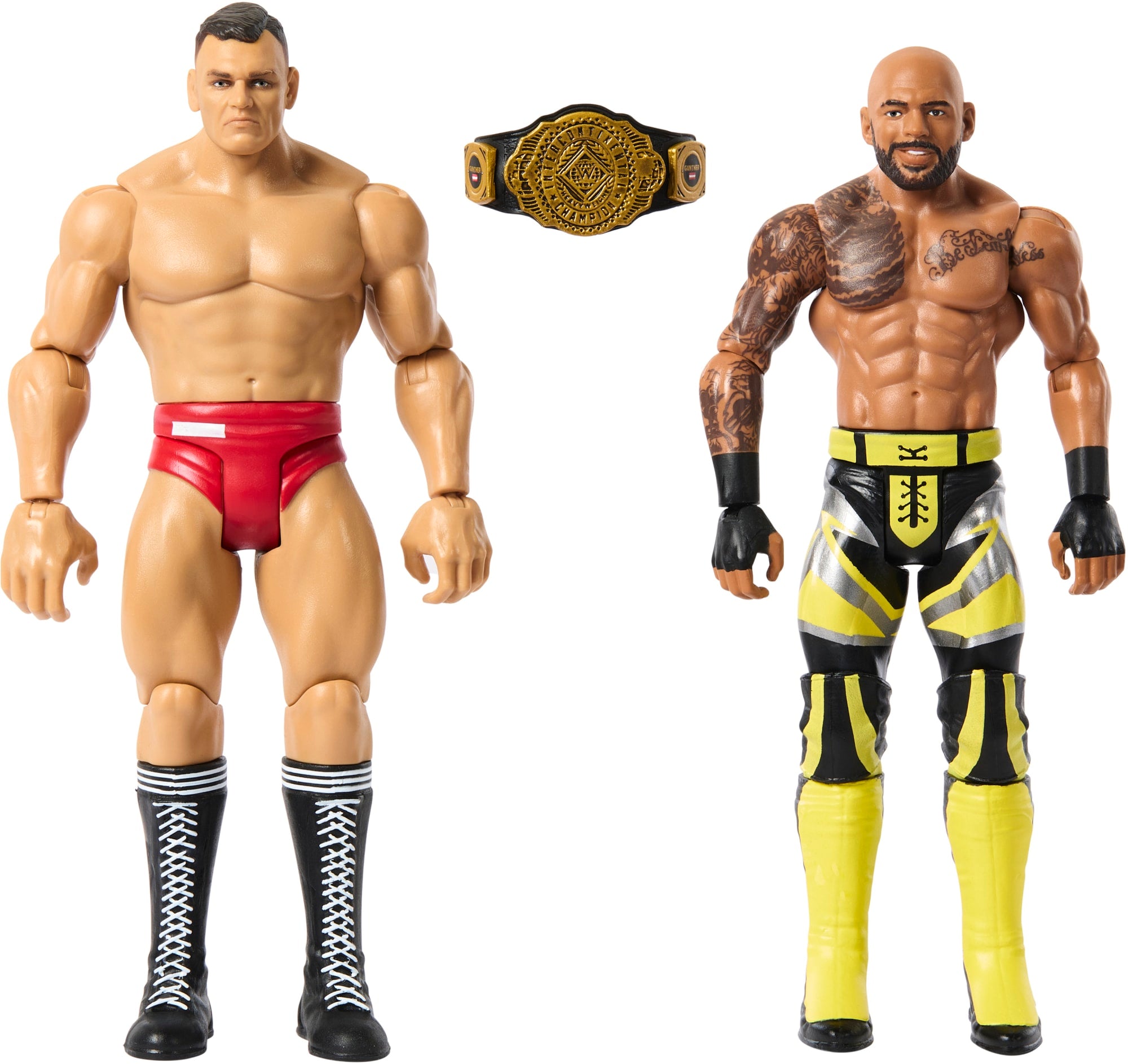 WWE Ricochet vs Gunther Championship Showdown 2-Pack | Mattel