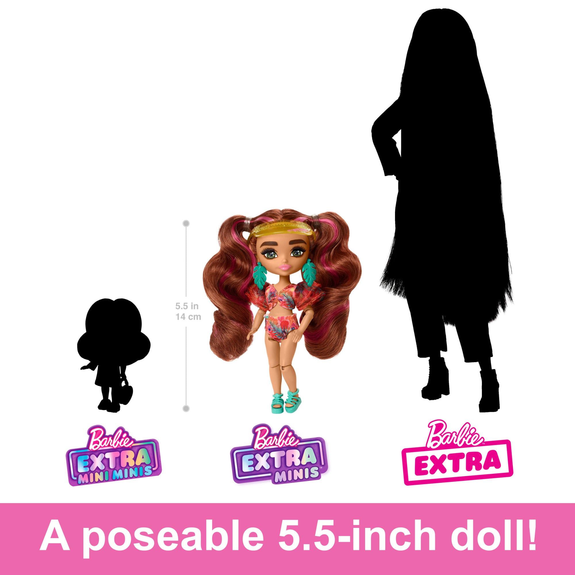 Barbie Extra Minis Travel Doll With Beach Fashion, Barbie Extra Fly