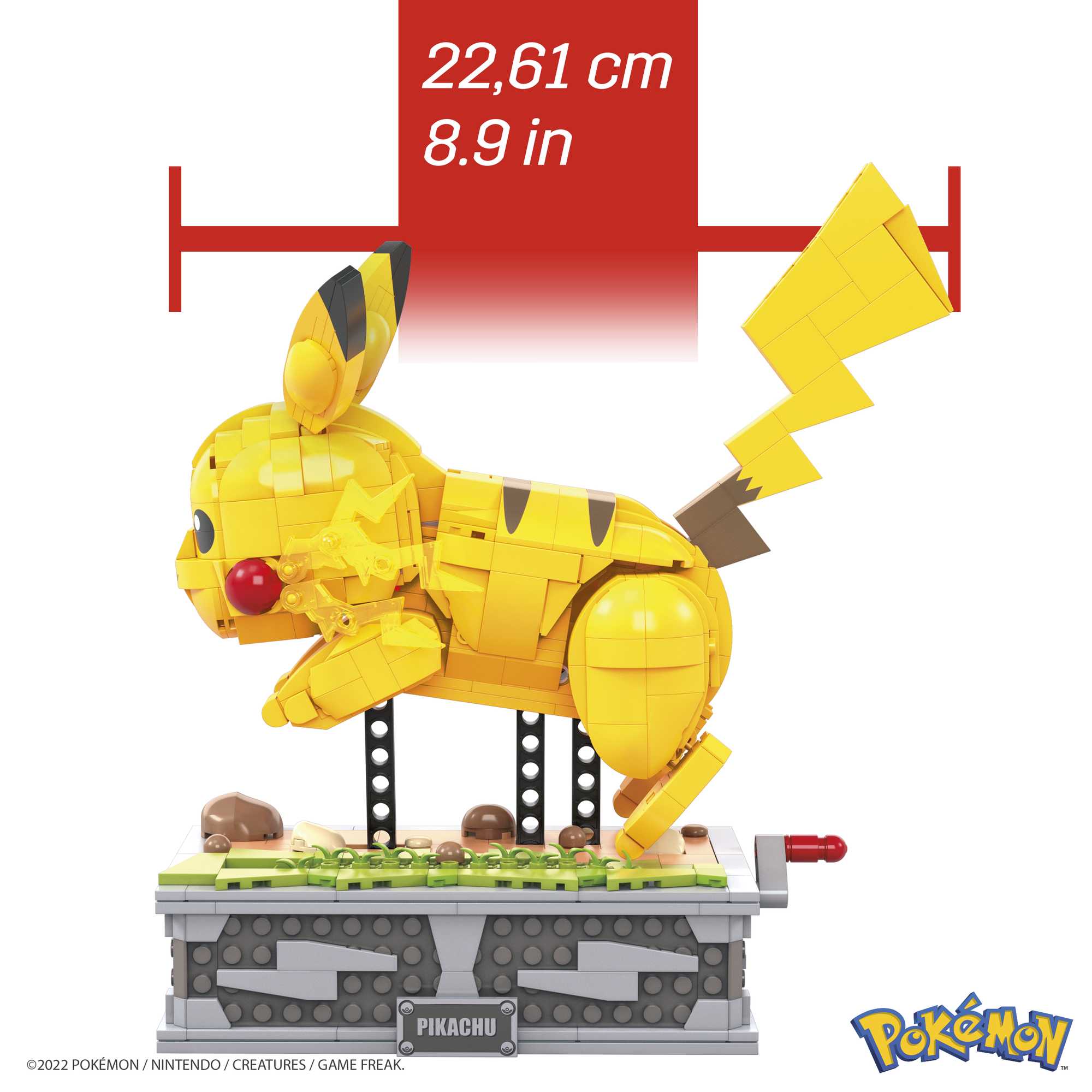 MEGA Pokemon Motion Pikachu Mechanized Toy Building Set, 1092 Bricks and  Pieces (HGC23) for sale online