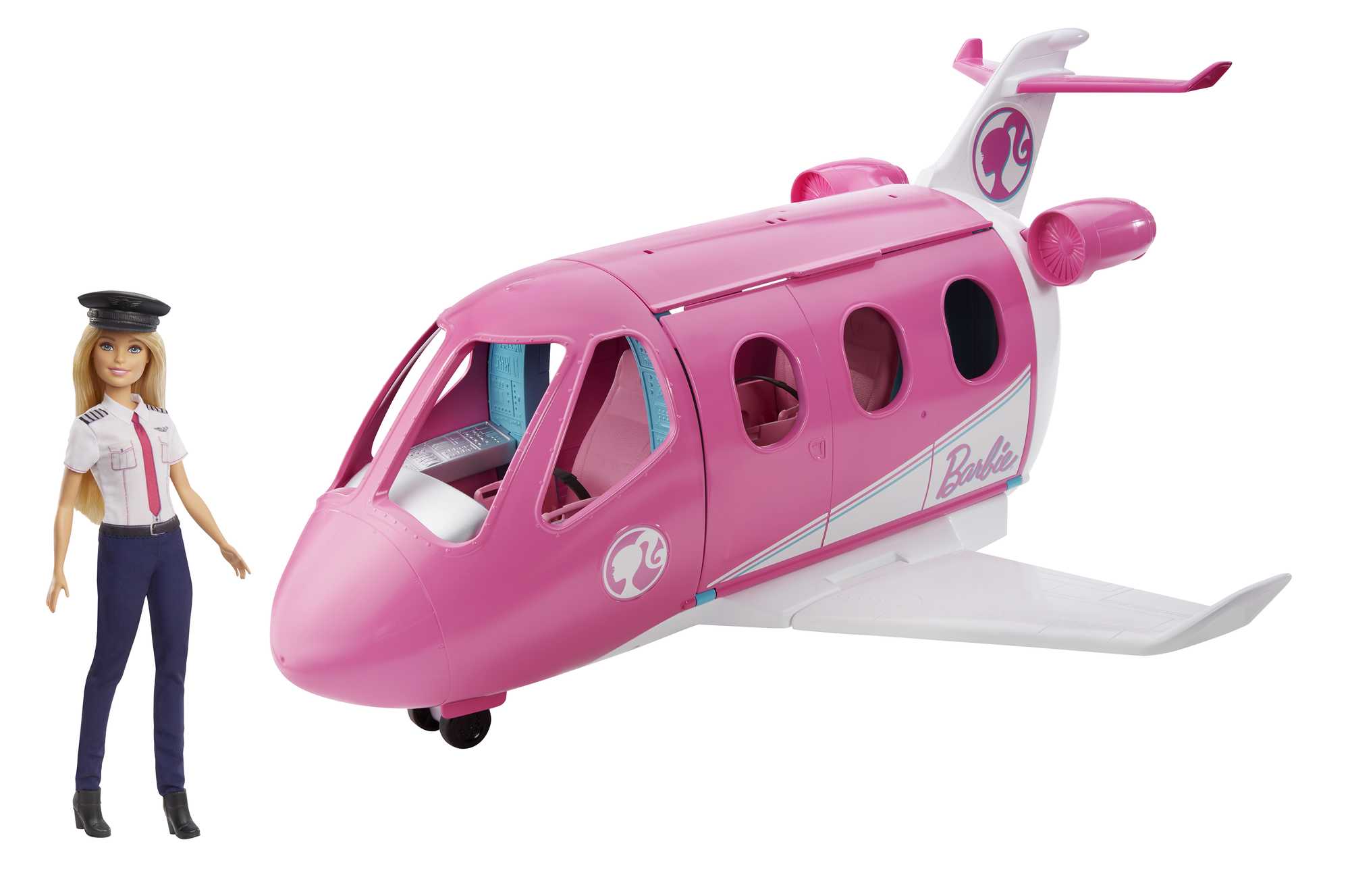 Barbie Conjunto de Brinquedo Jatinho de Aventuras com Boneca