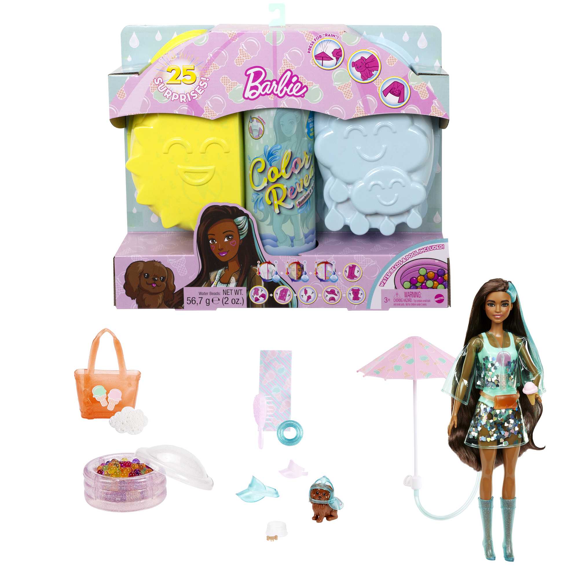 Barbie Color Reveal Sunshine & Sprinkles HCD23 | Mattel