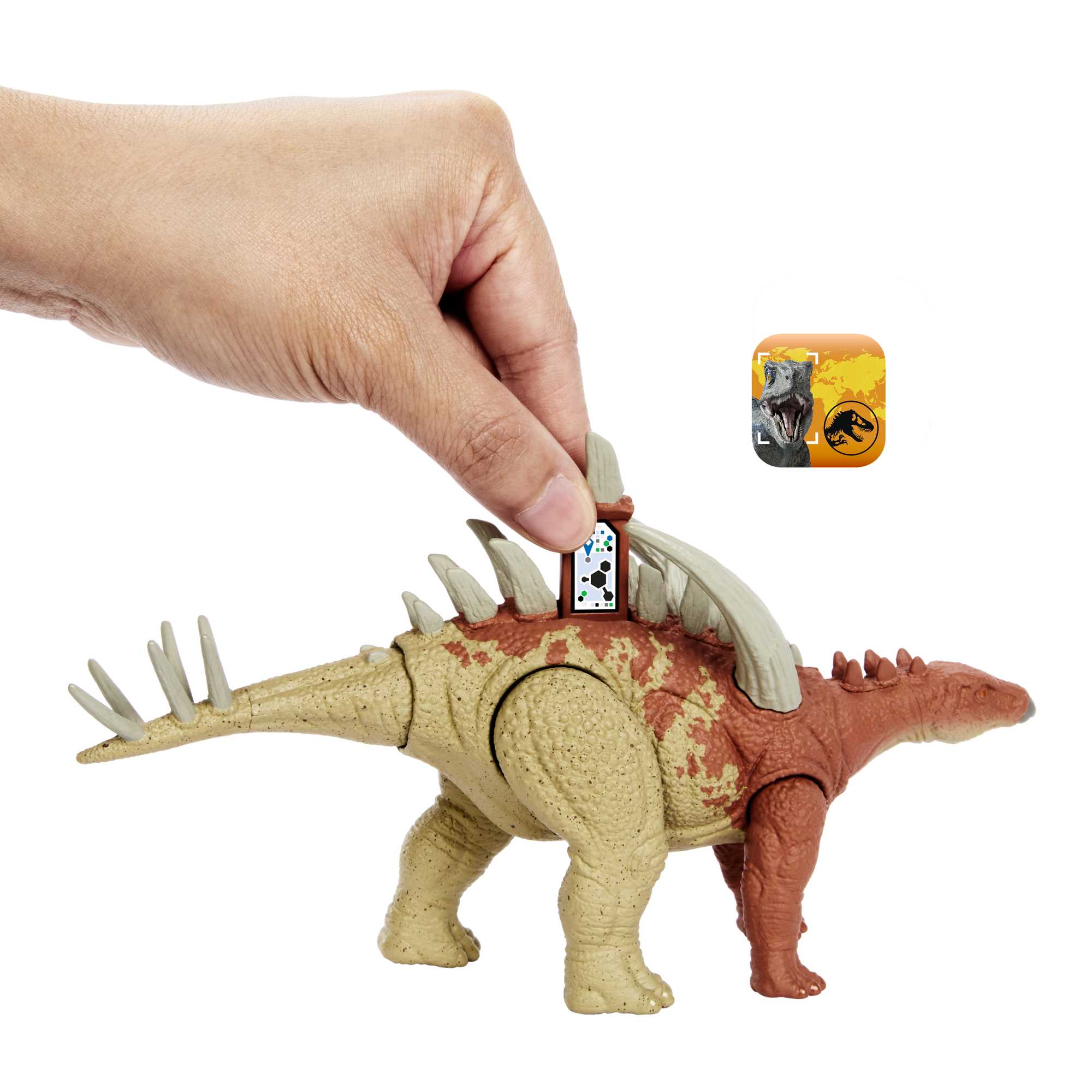 Jurassic World Dinossauro de Brinquedo Gigantspinosaurus Mordida de Ataque