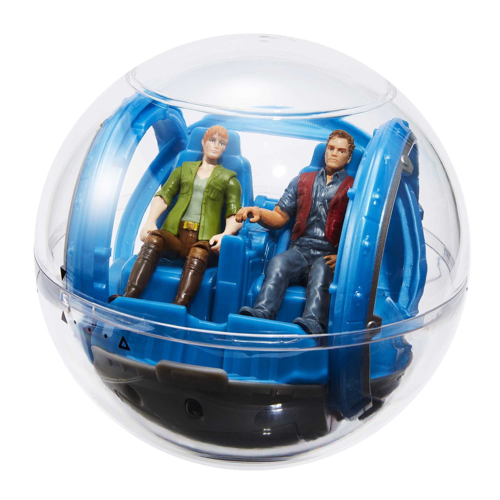 Matchbox Jurassic World Legacy Collection Gyrosphere RC 2 Figures
