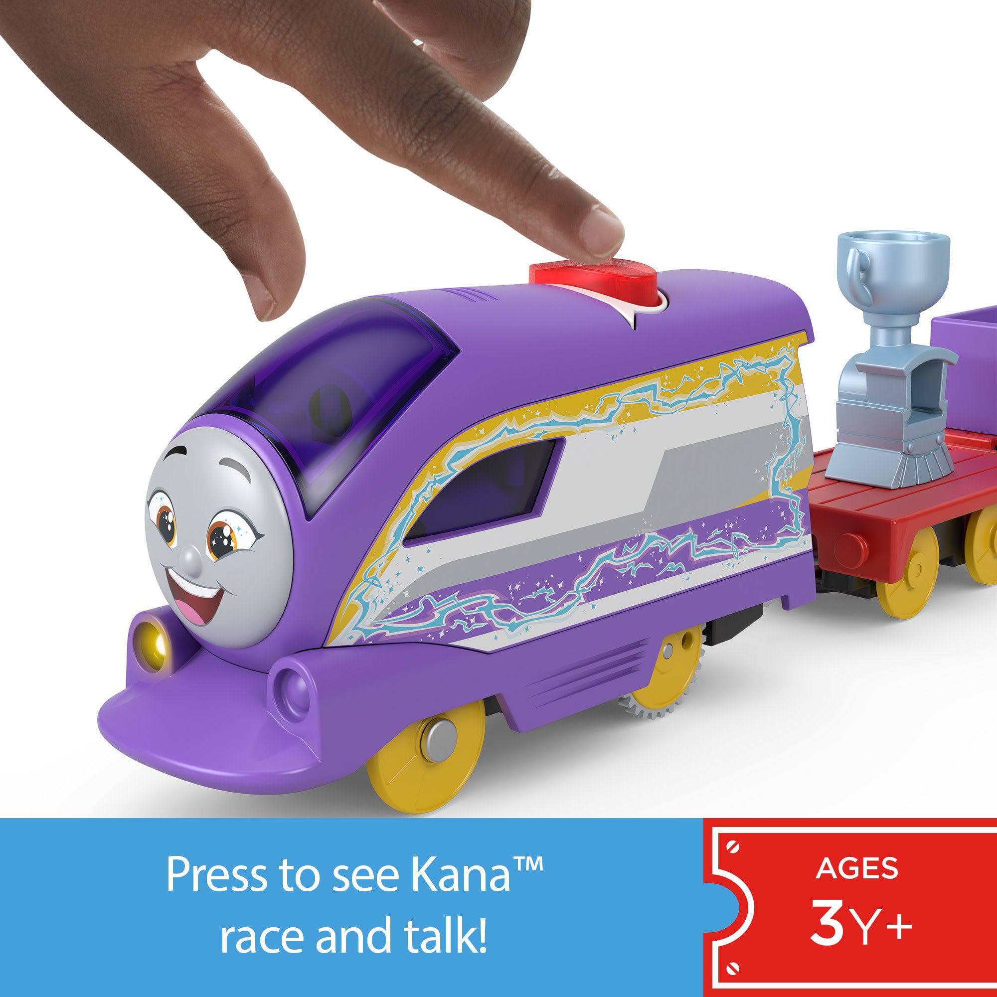 Thomas & Friends Talking Kana Toy Train, Motorized Engine With Phrases & Sounds