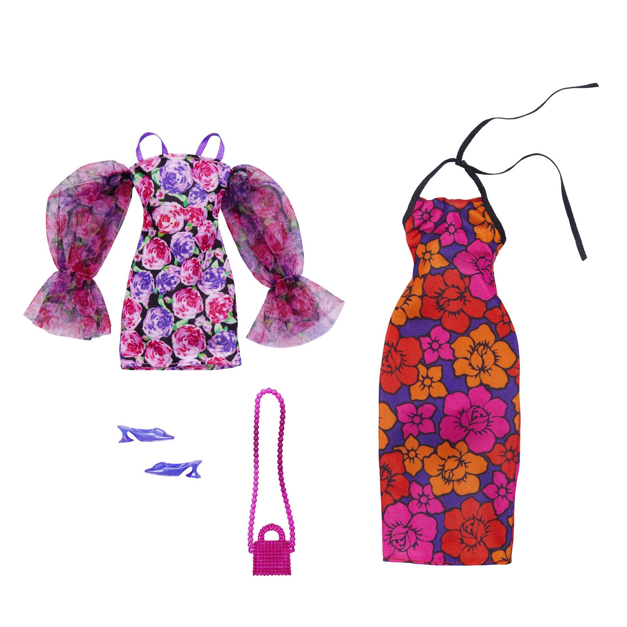 Barbie Clothes and Accessories | Floral Theme | MATTEL