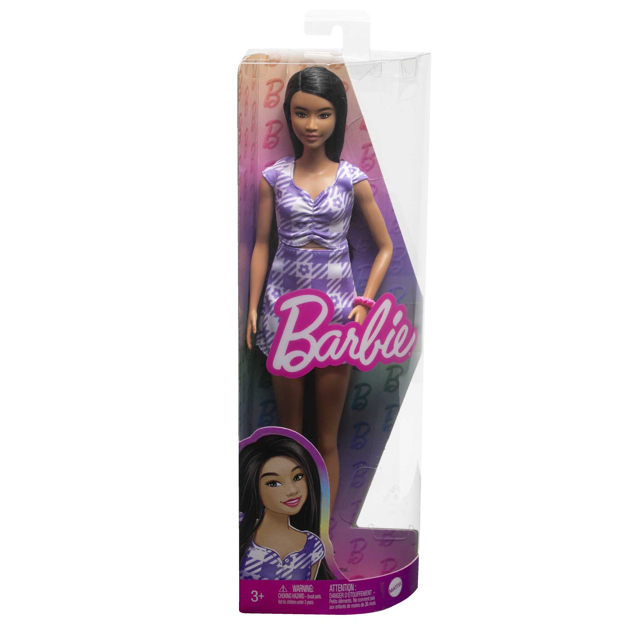 Barbie Fashionistas Tall Doll | Gingham Dress | MATTEL