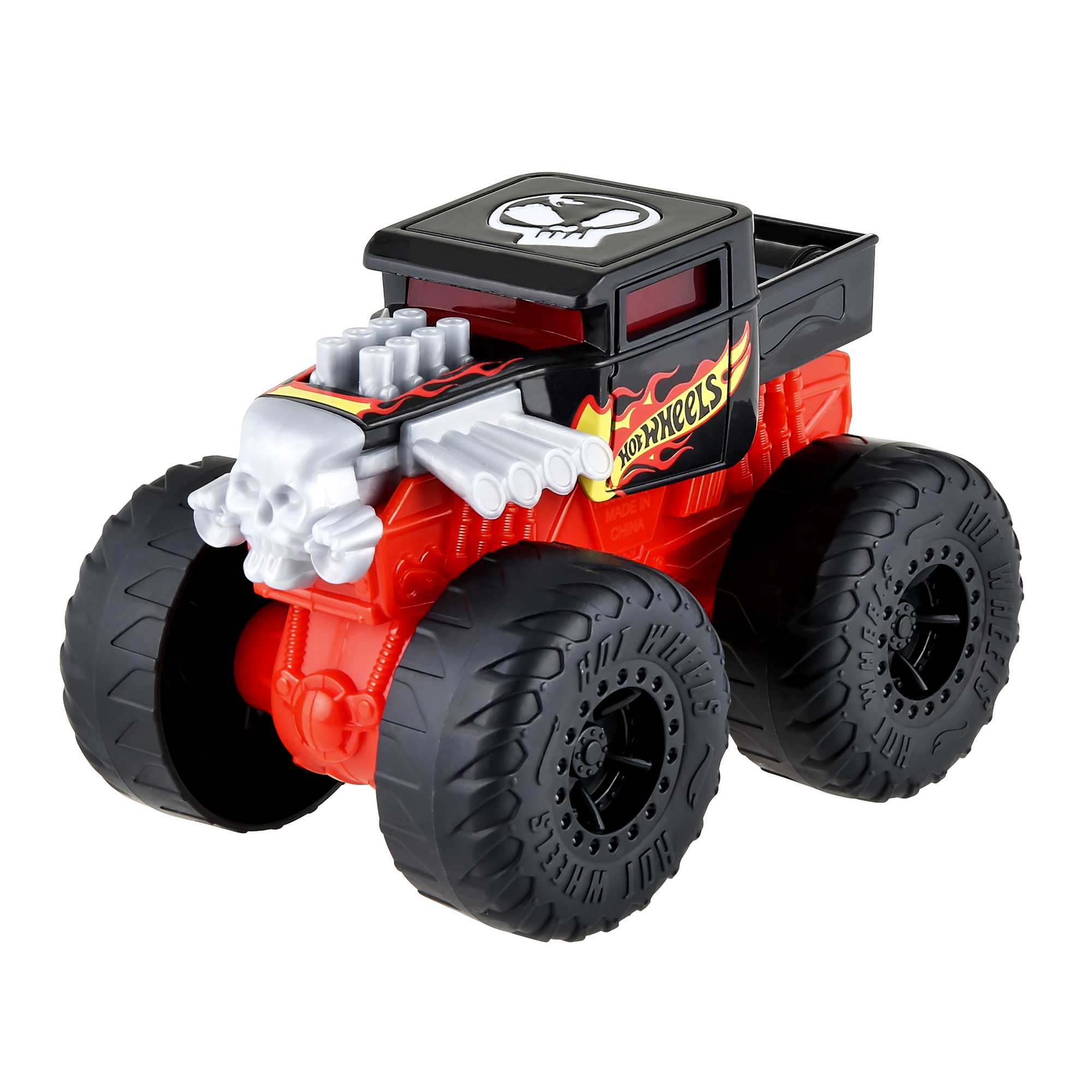 Hot Wheels Monster Trucks Véhicule Bone Shaker Sons et Lumières | Mattel
