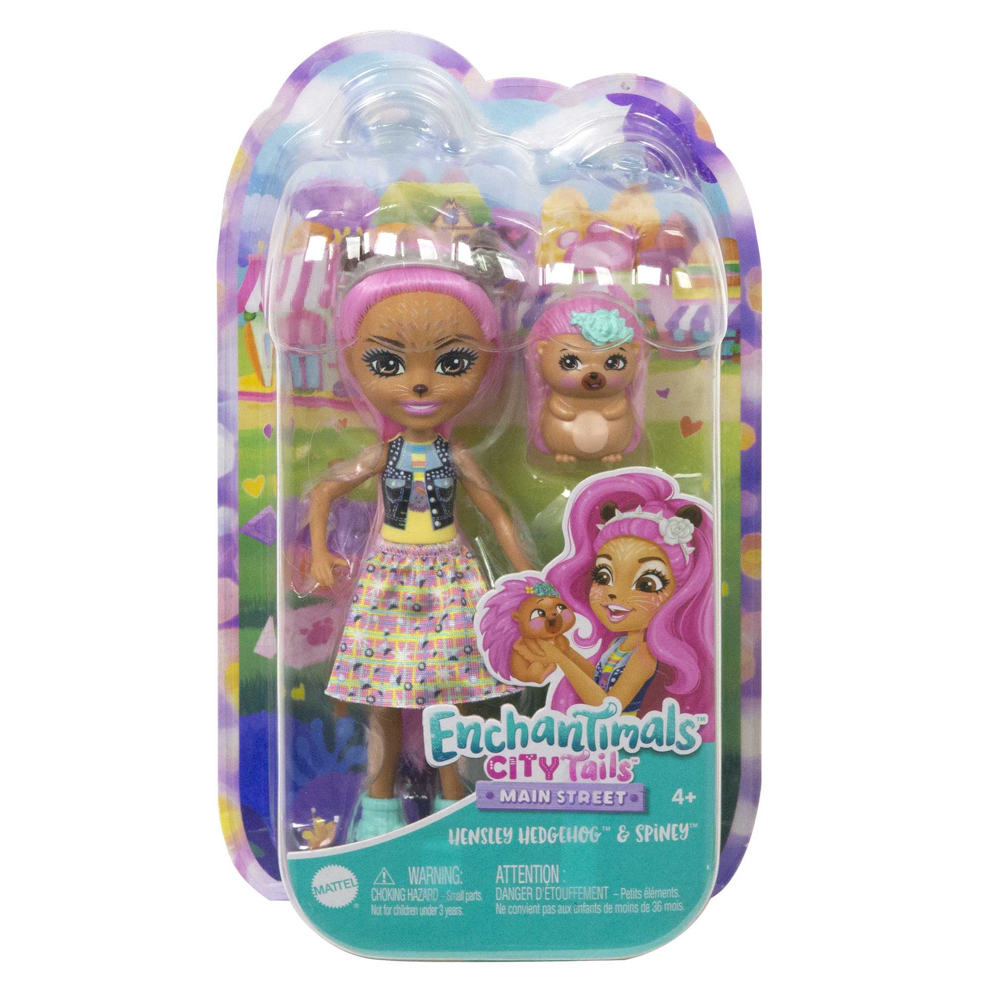 Enchantimals Muñeca Hensley Hedgehog & Spiney
