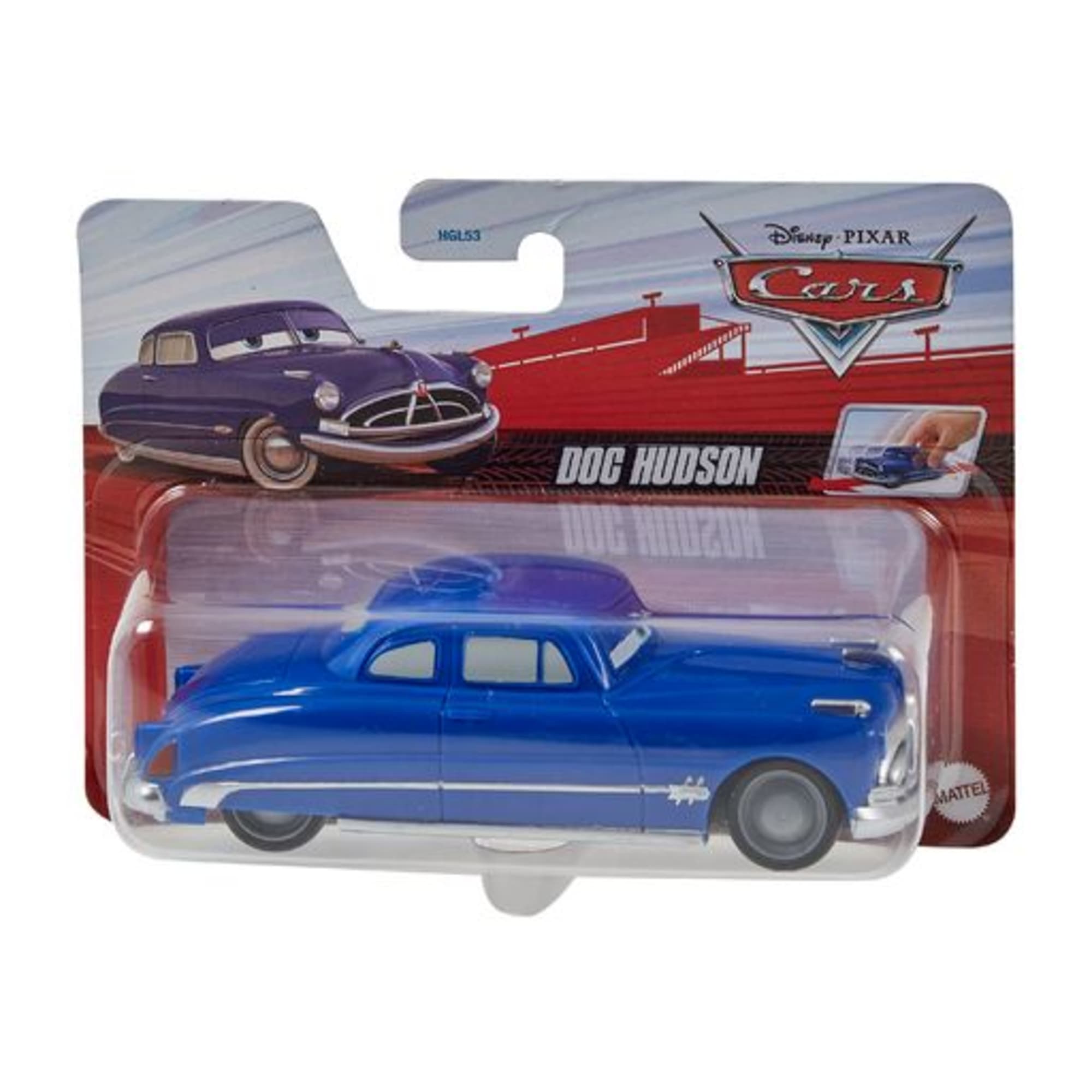 Cars de Disney y Pixar Vehículo de Juguete Doc Hudson 1:43 Pullback