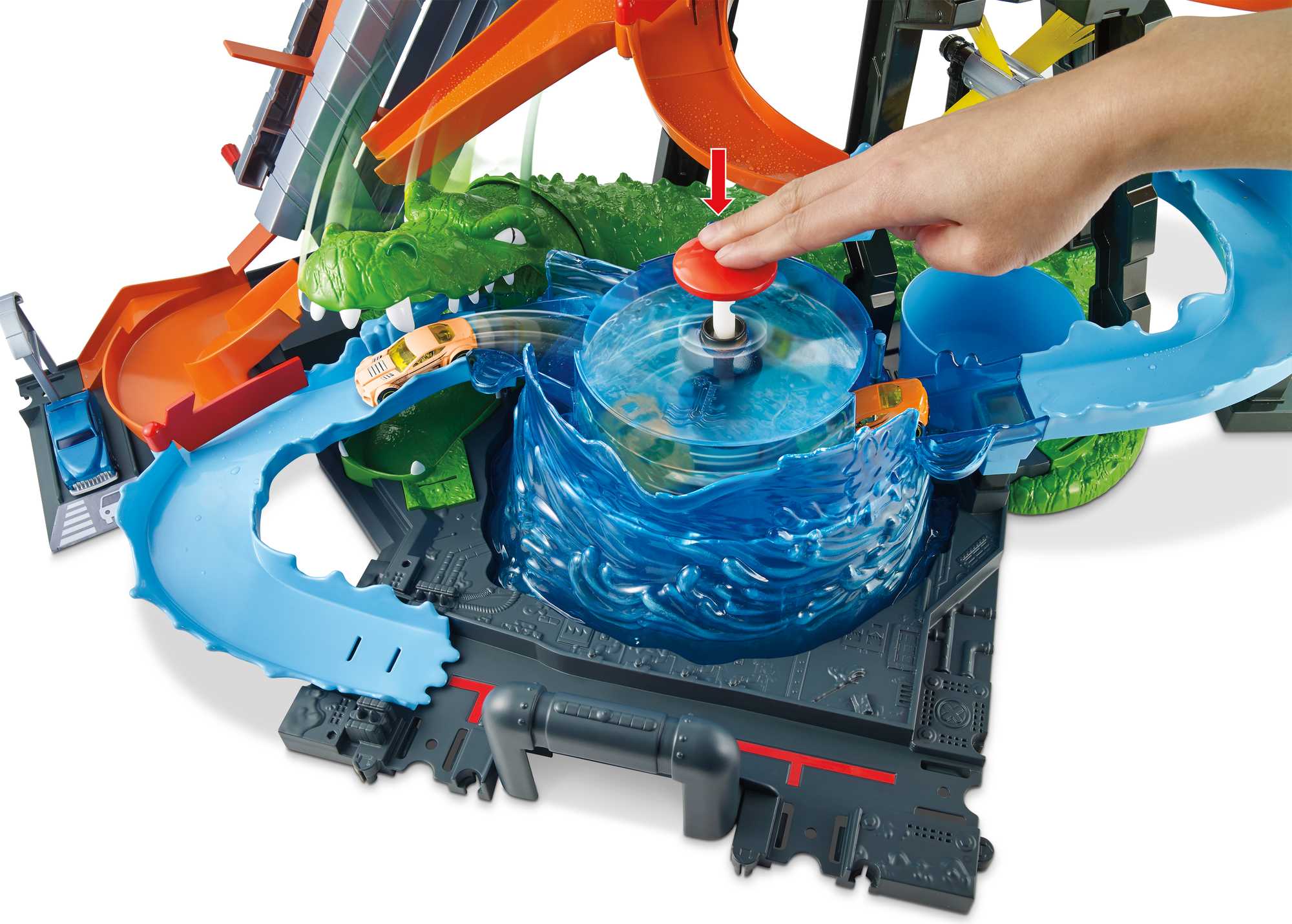 Hot Wheels Ultimate Gator Car Wash Play Set | Mattel
