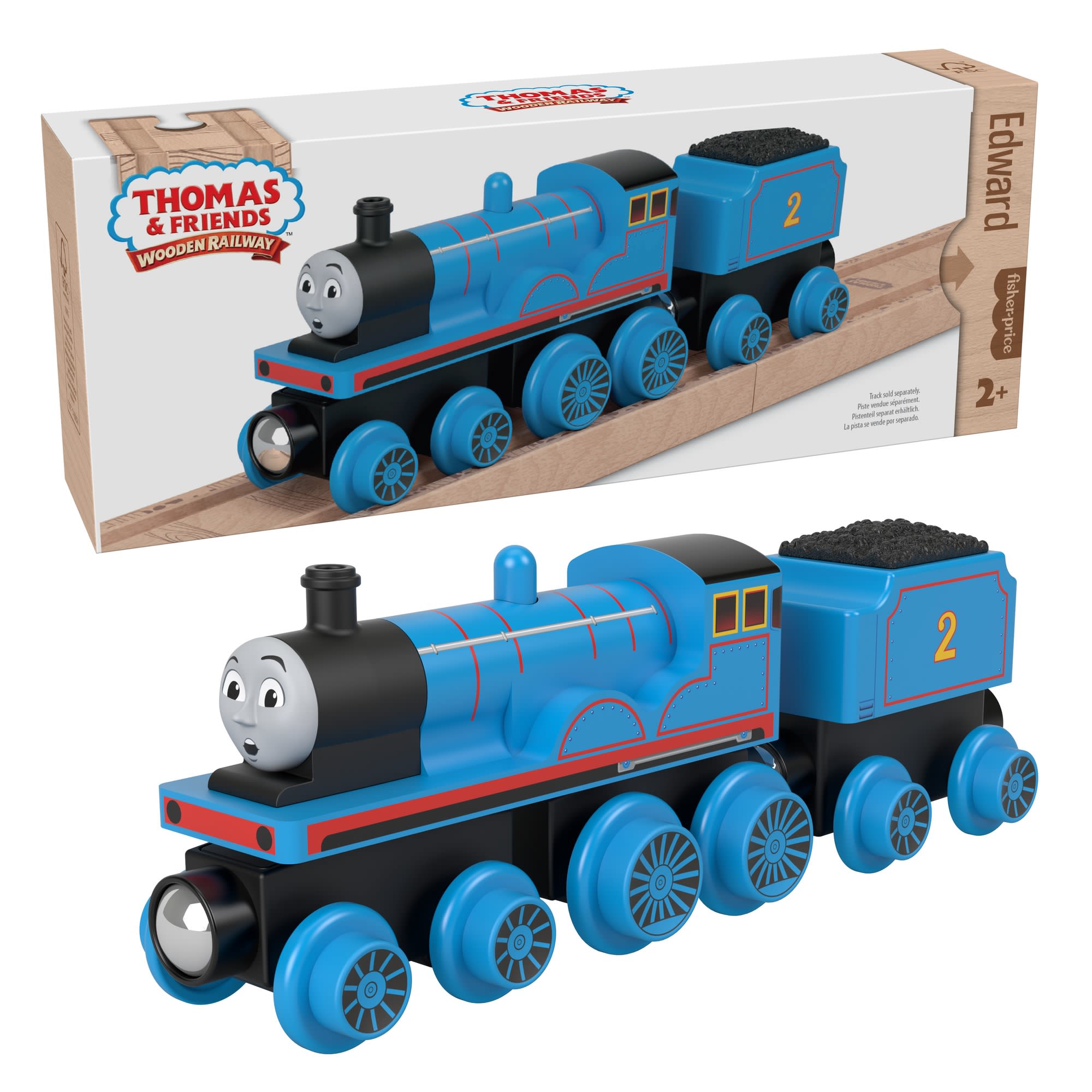 Thomas and Friends Wooden Railway Edward Toy Train Mattel