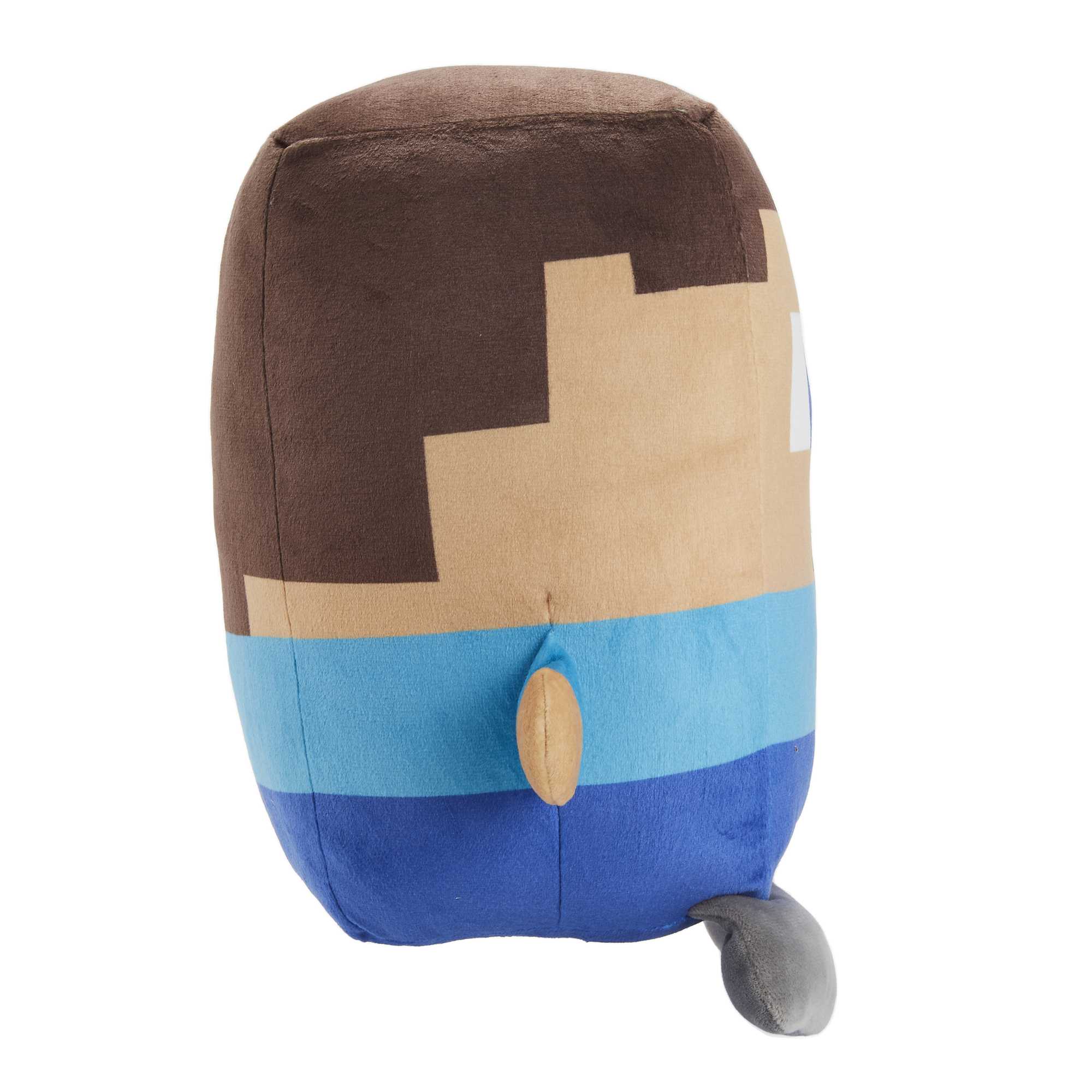 Minecraft Cuutopia 10-In Steve Plush Character Pillow Doll, Collectible Toy