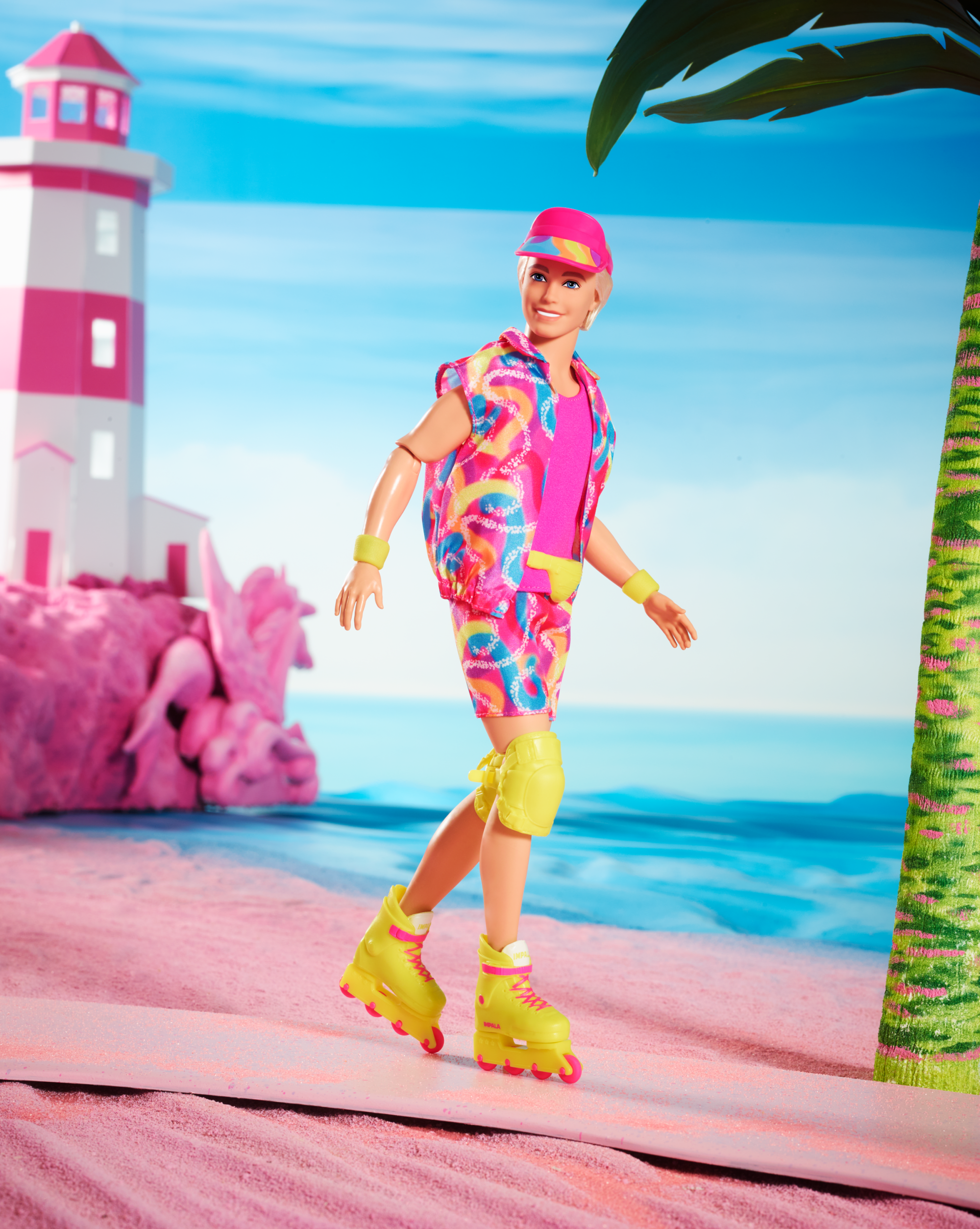 Barbie the Movie Collectible Ken Doll In Inline Skating Outfit