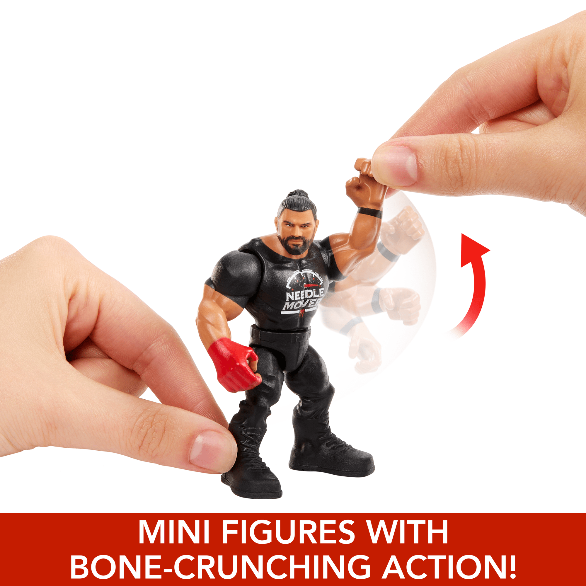 WWE Action Figure Knuckle Crunchers Roman Reigns with Battle