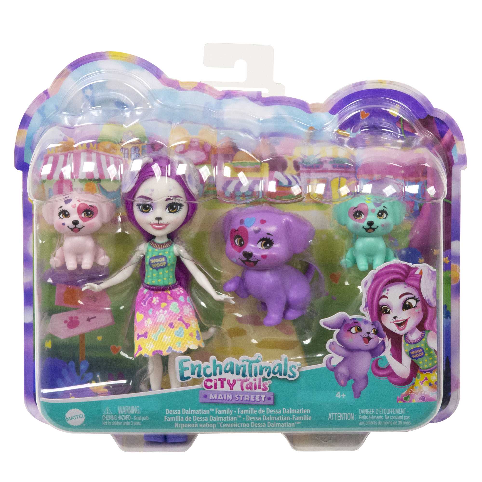Enchantimals Muñeca Familia Dessa Dalmatian