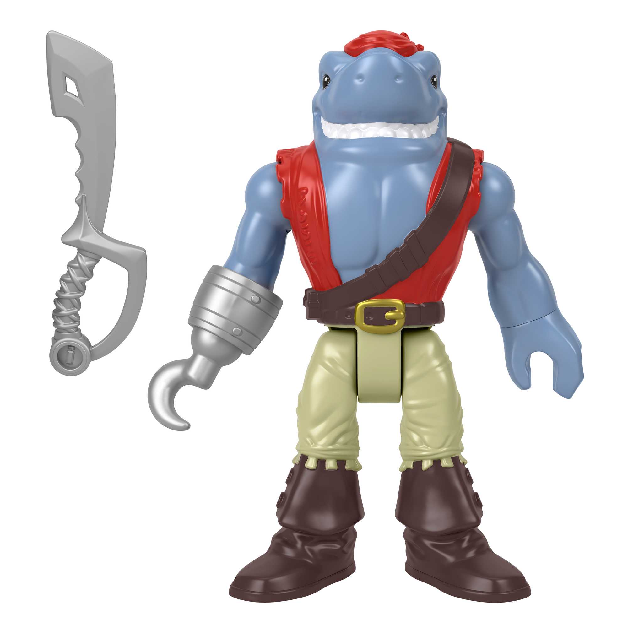 Imaginext Core Figura de Acción XL Tiburon Pirata