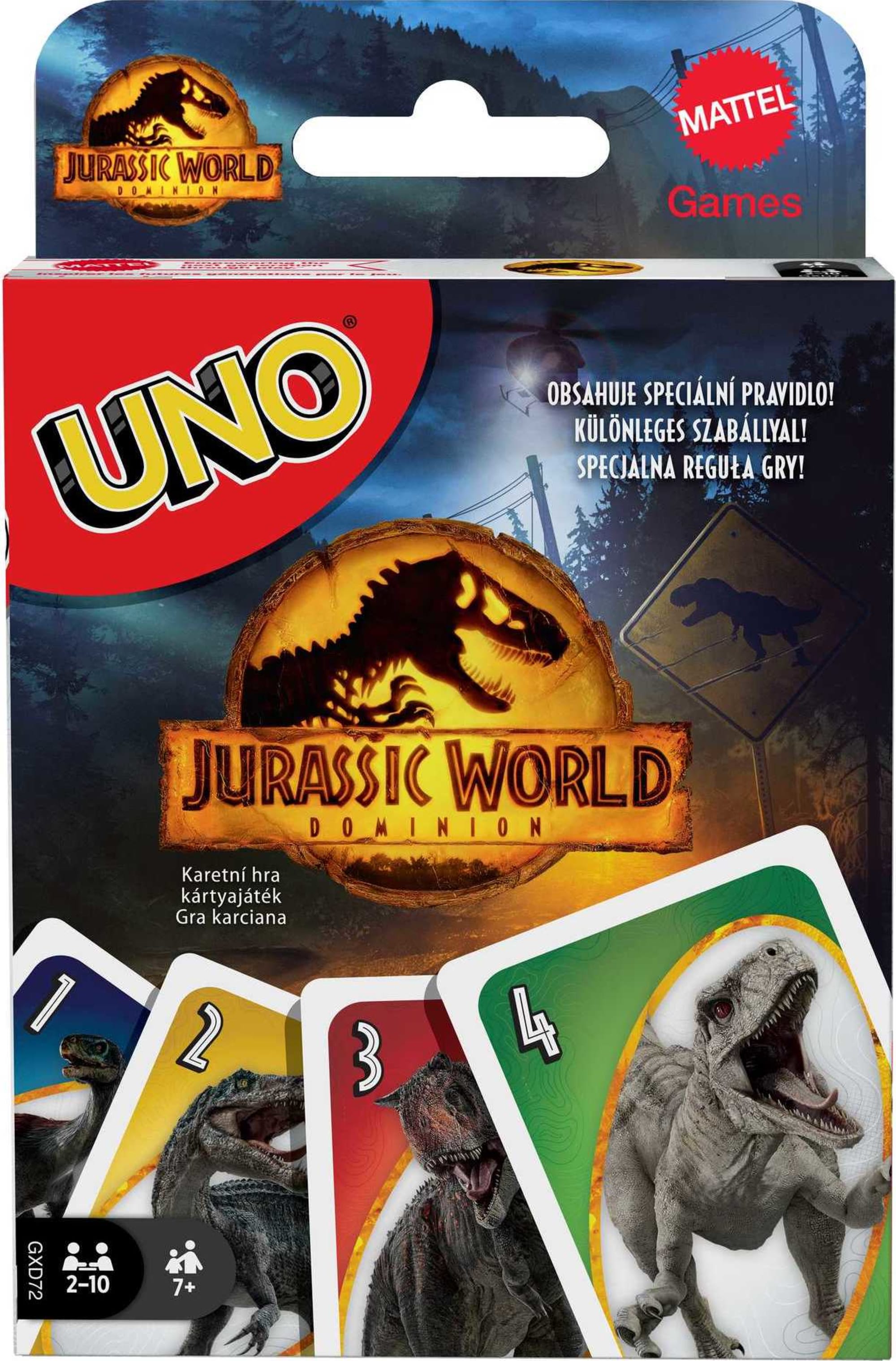 UNO Jurassic World Dominion GXD72 | Mattel