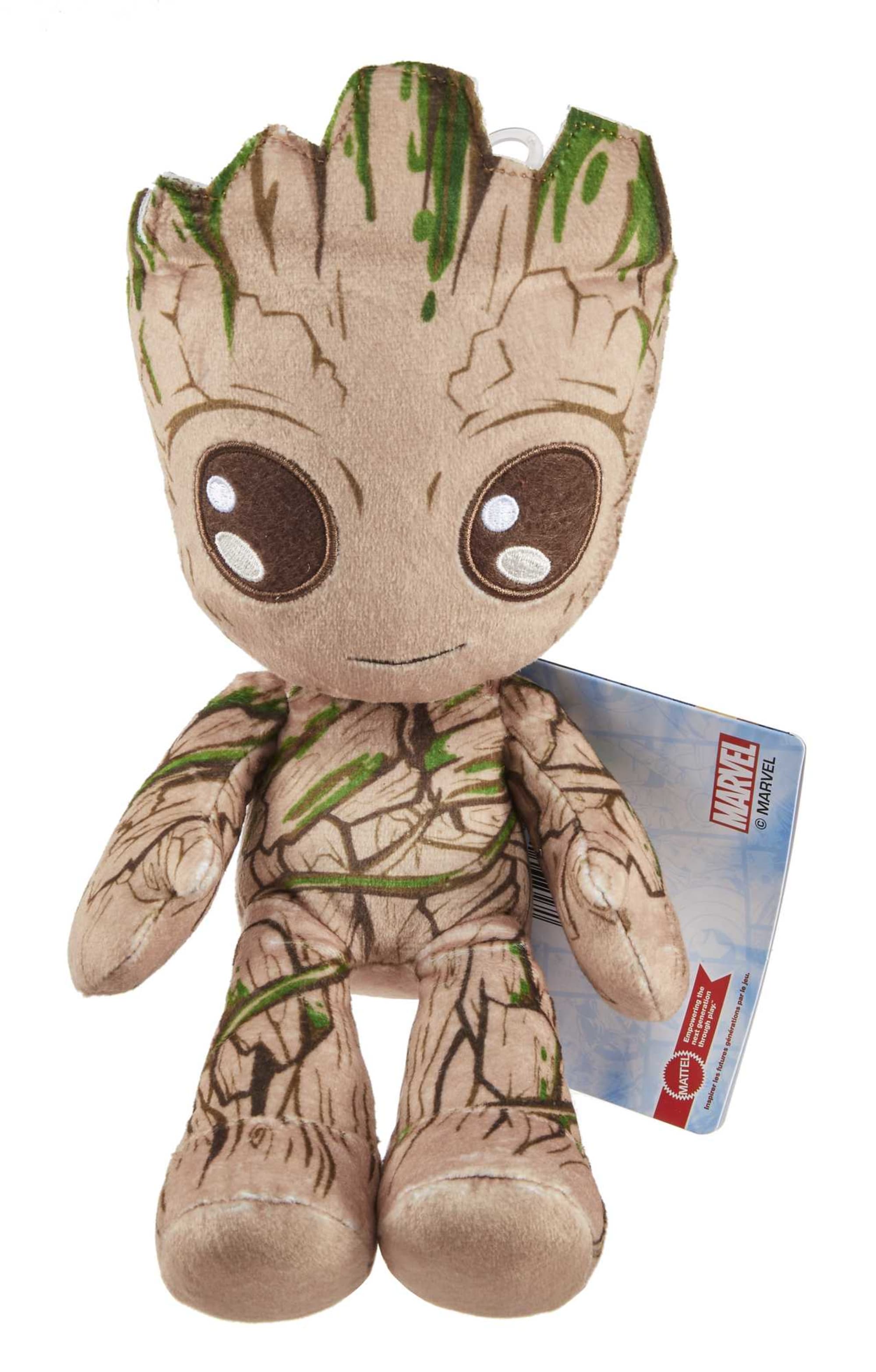 Marvel Plush Character, 8-Inch Groot Soft Doll For Ages 3 Years Old & Up