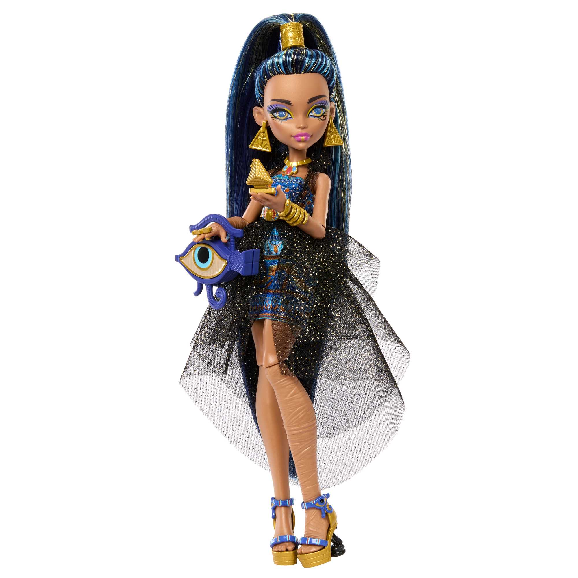 Monster High Cleo De Nile Doll In Monster Ball Party Dress With Accessories