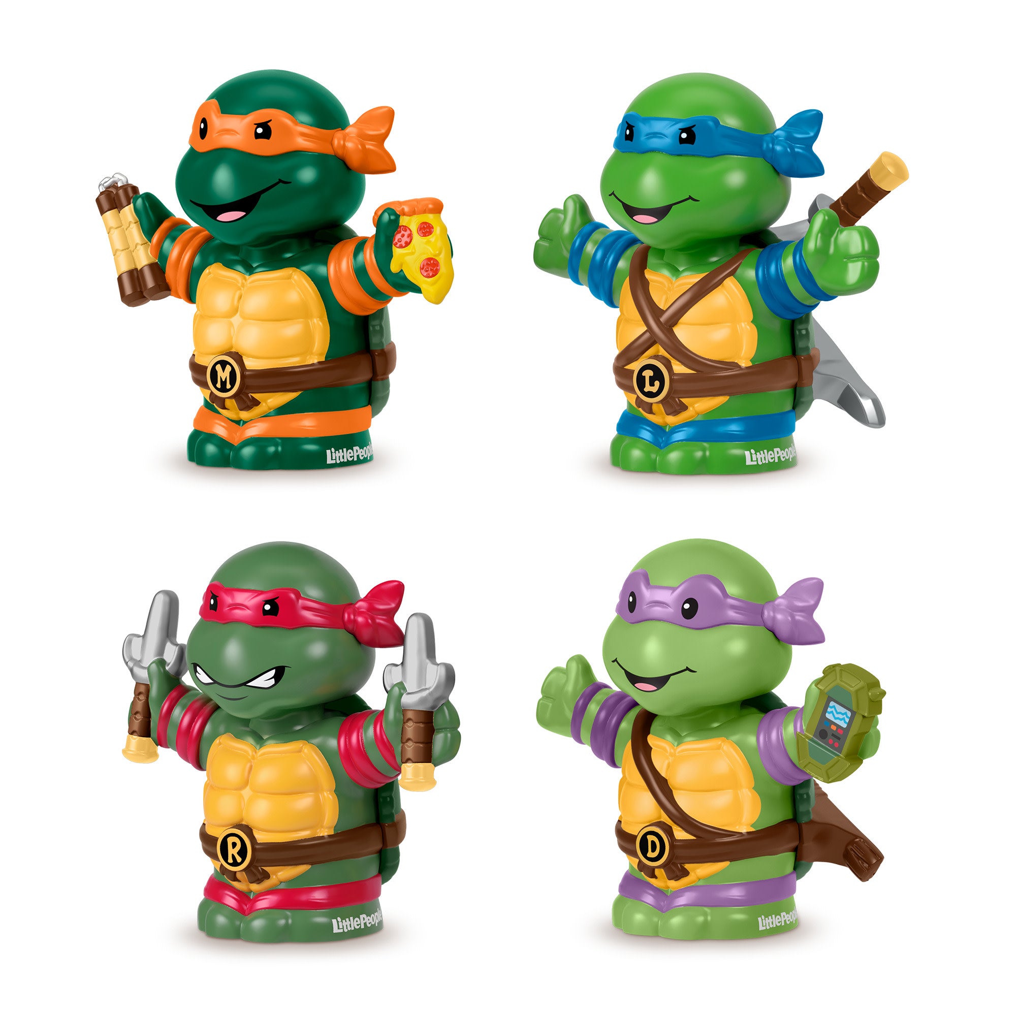 Little People Collector Teenage Mutant Ninja Turtles Special Edition Set, 4 Figures