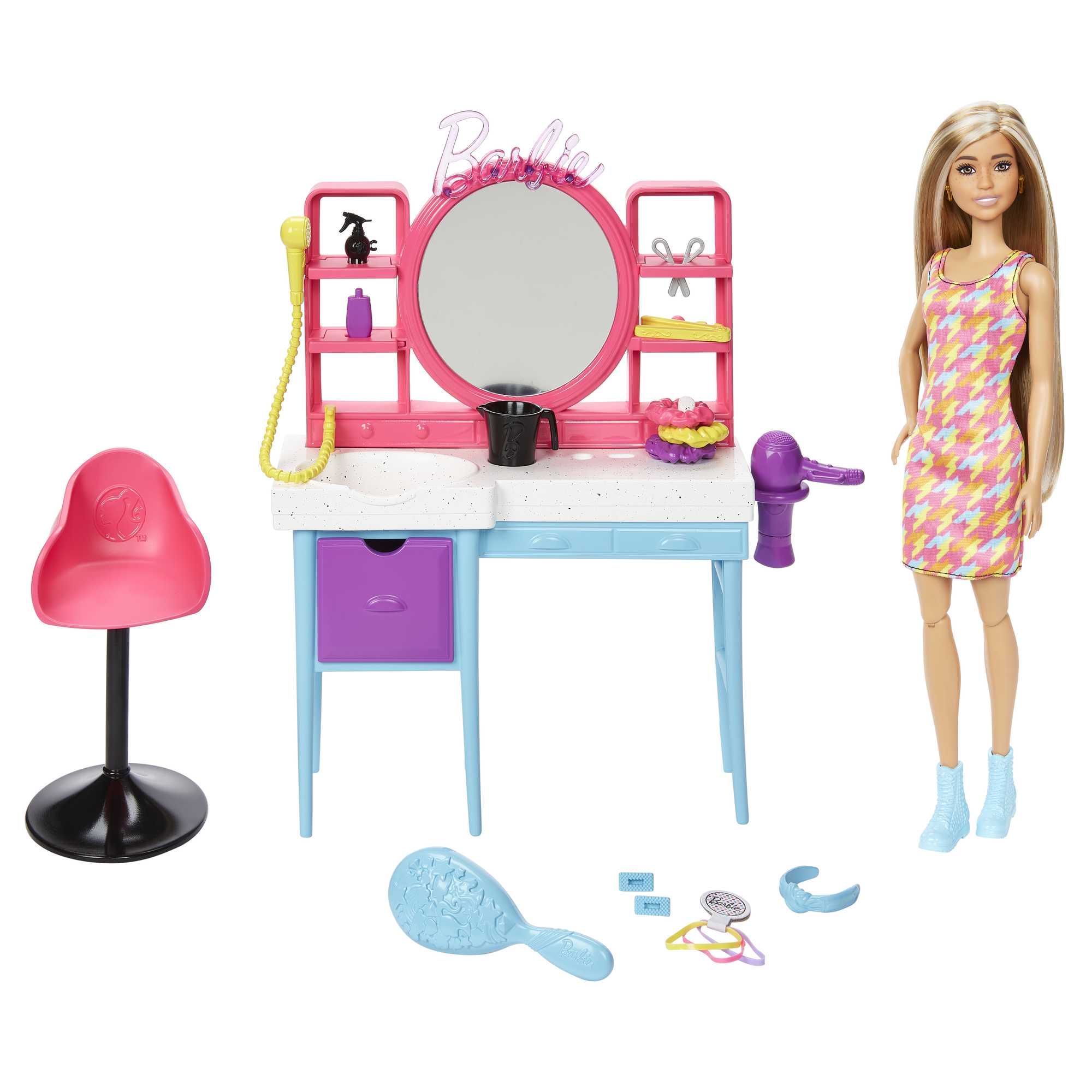 Barbie Glamour Camper - Exclusive Set with 4 Dolls