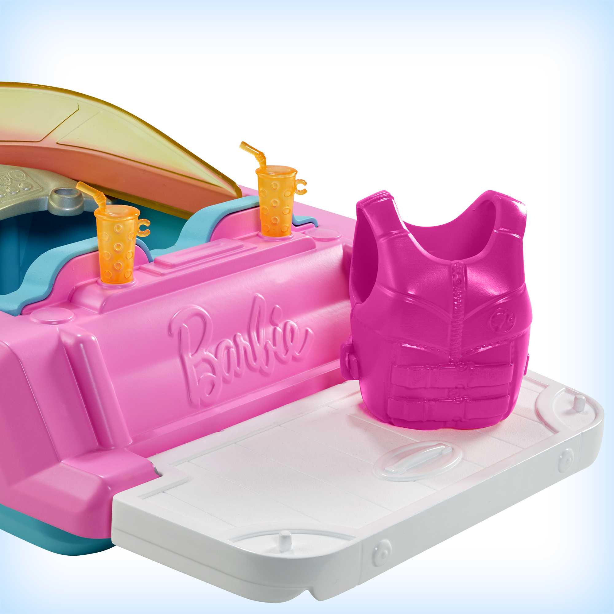 Barbie-Hors-Bord de Barbie-3 Poupées Avec Chiot et Accessoires