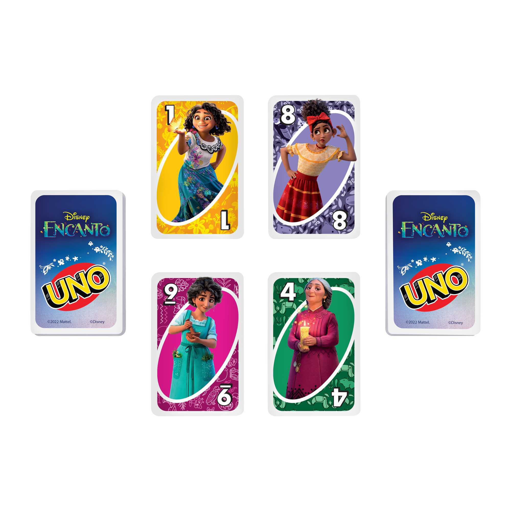 Mattel Games UNO Disney Wish Card Game for Kids, Adults & Family with Deck  & Rule Inspired by the Movie