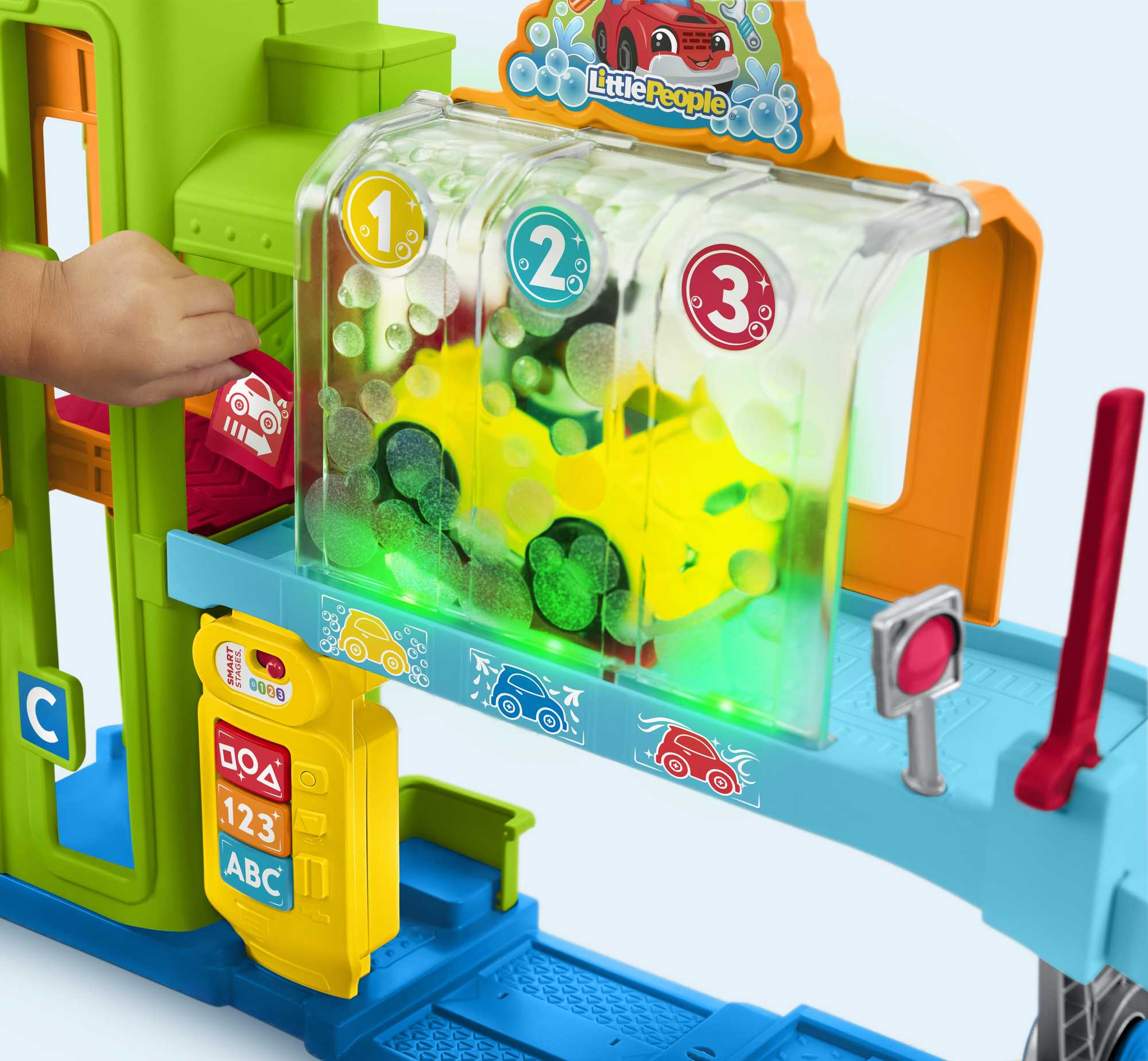 Fisher-Price Little People Toddler Playset with Figures & Toy Car, Light-up  Learning Garage